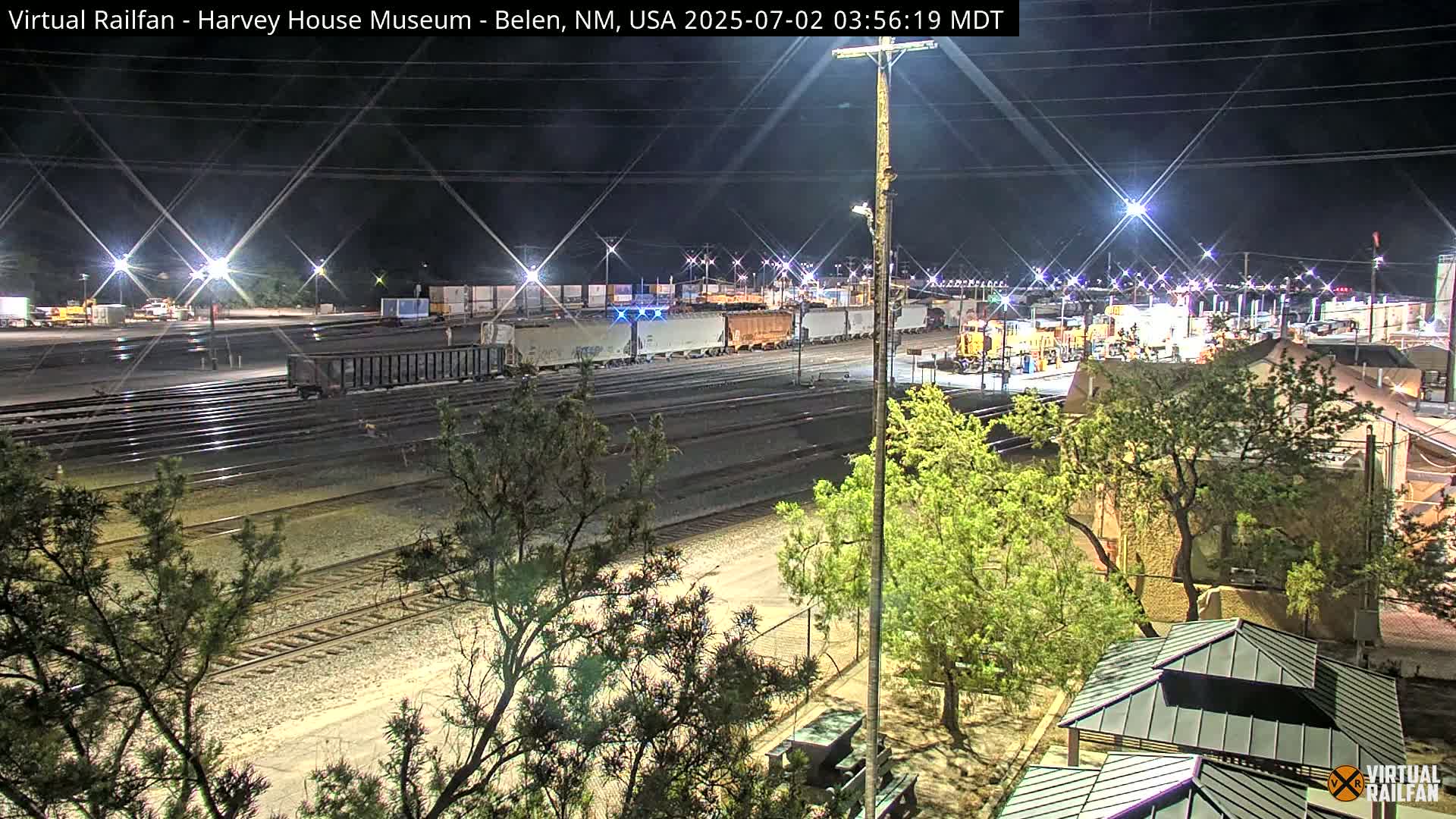 Belen Train Depot & Railroad Crossing Live Cam - Belen, Valencia, New Mexico, USA