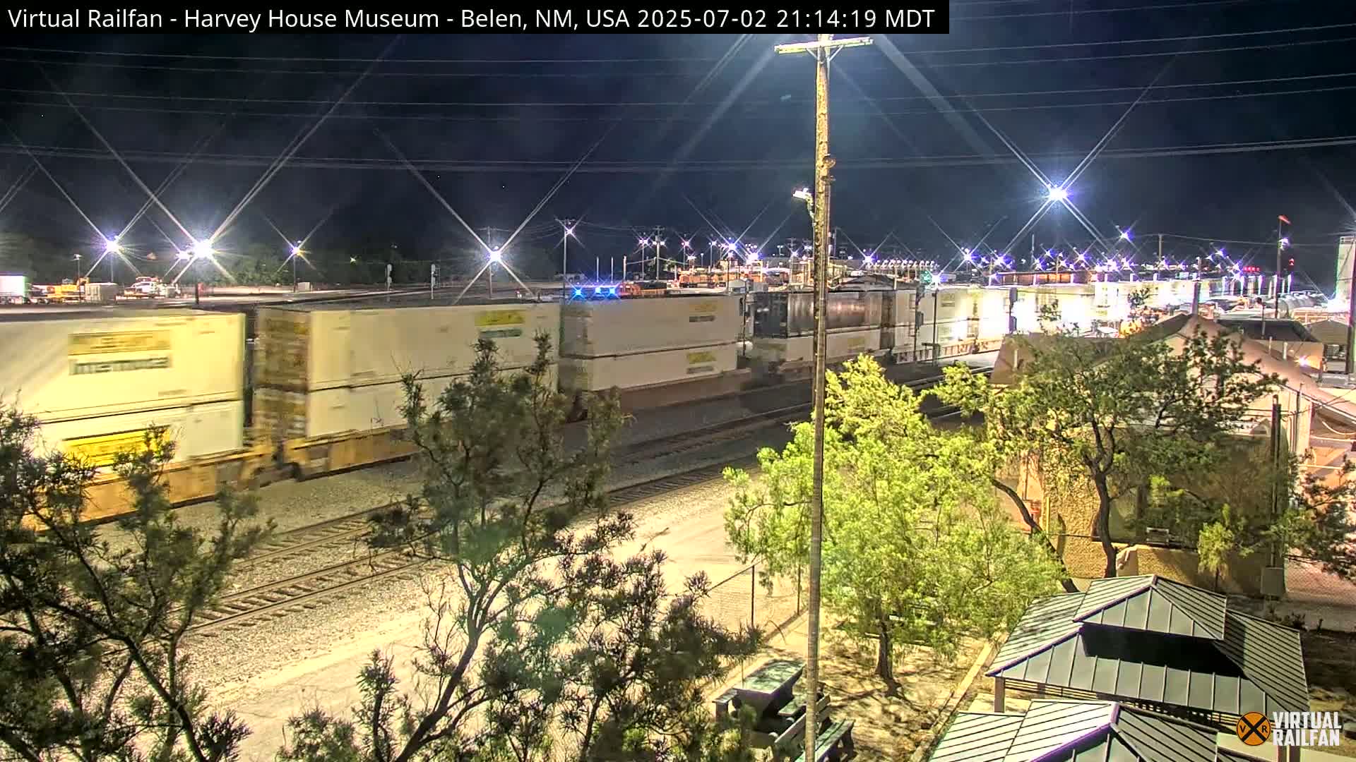 Belen Train Depot & Railroad Crossing Live Cam - Belen, Valencia, New Mexico, USA