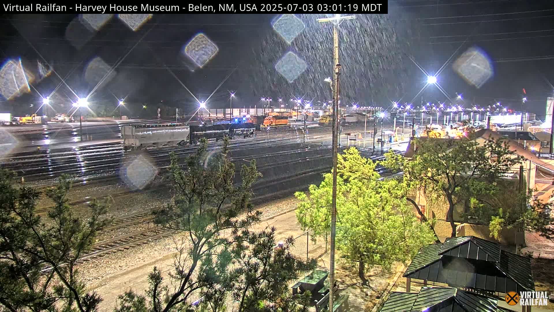 Belen Train Depot & Railroad Crossing Live Cam - Belen, Valencia, New Mexico, USA