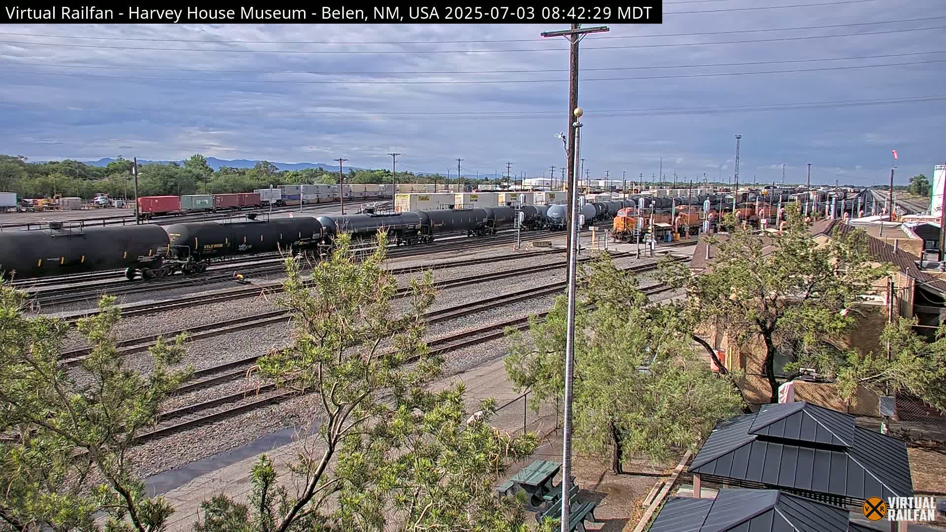 Belen Train Depot & Railroad Crossing Live Cam - Belen, Valencia, New Mexico, USA