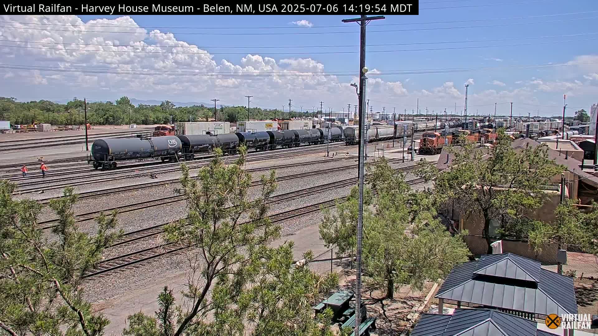 Belen Train Depot & Railroad Crossing Live Cam - Belen, Valencia, New Mexico, USA