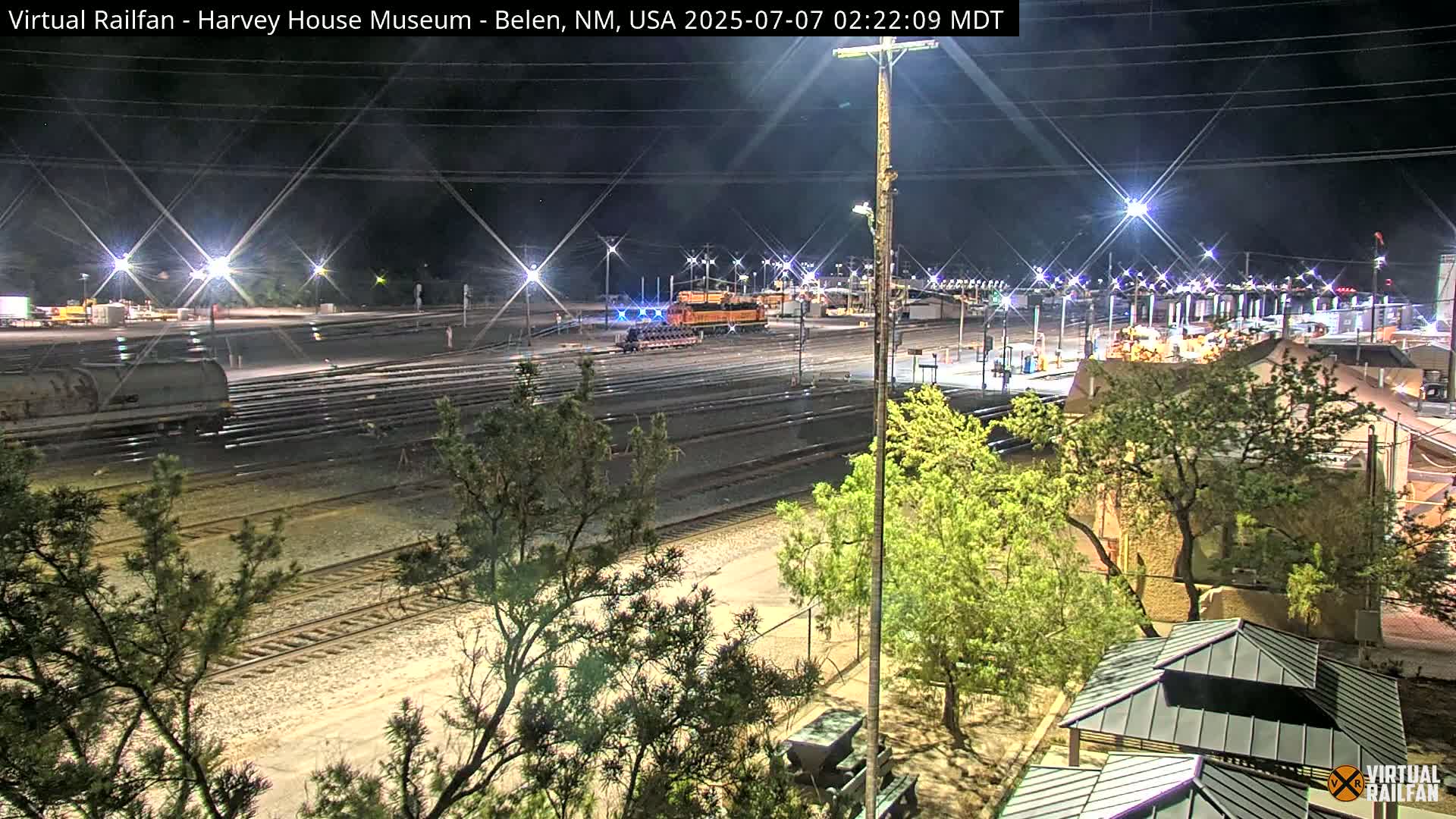 Belen Train Depot & Railroad Crossing Live Cam - Belen, Valencia, New Mexico, USA
