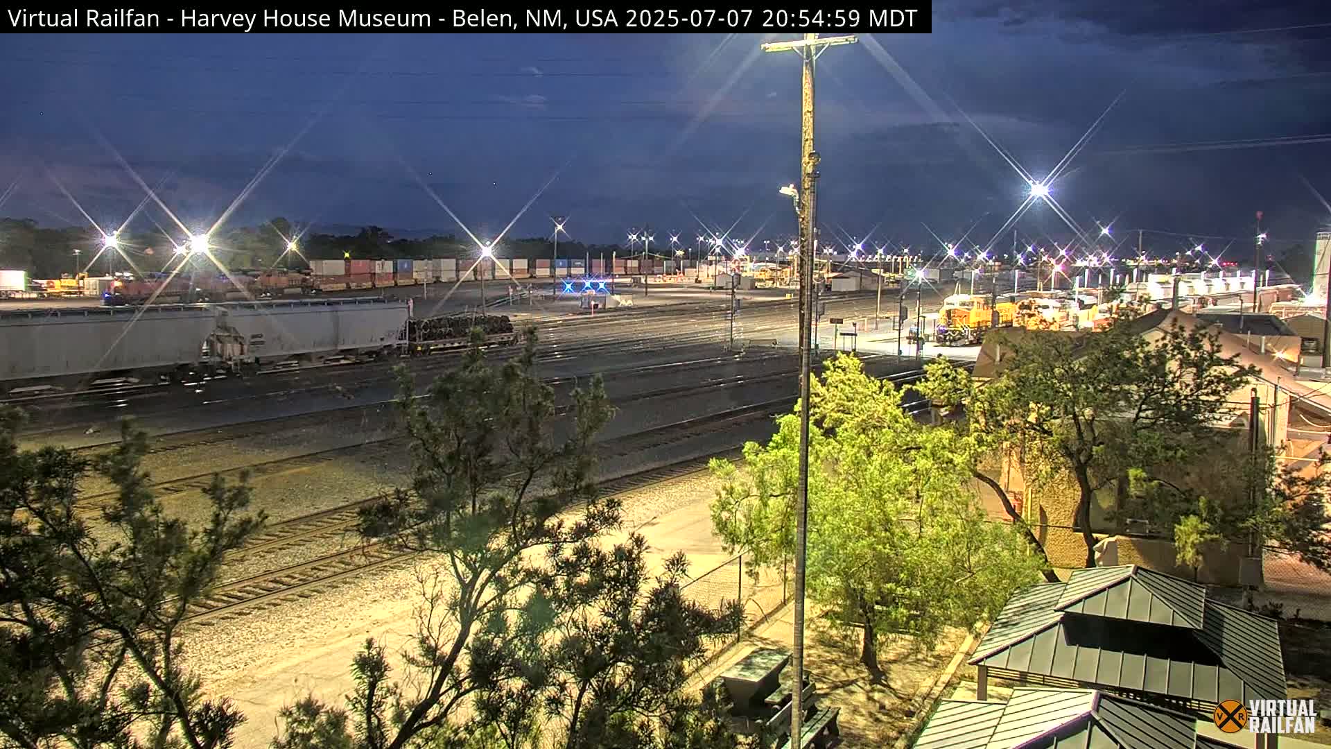 Belen Train Depot & Railroad Crossing Live Cam - Belen, Valencia, New Mexico, USA