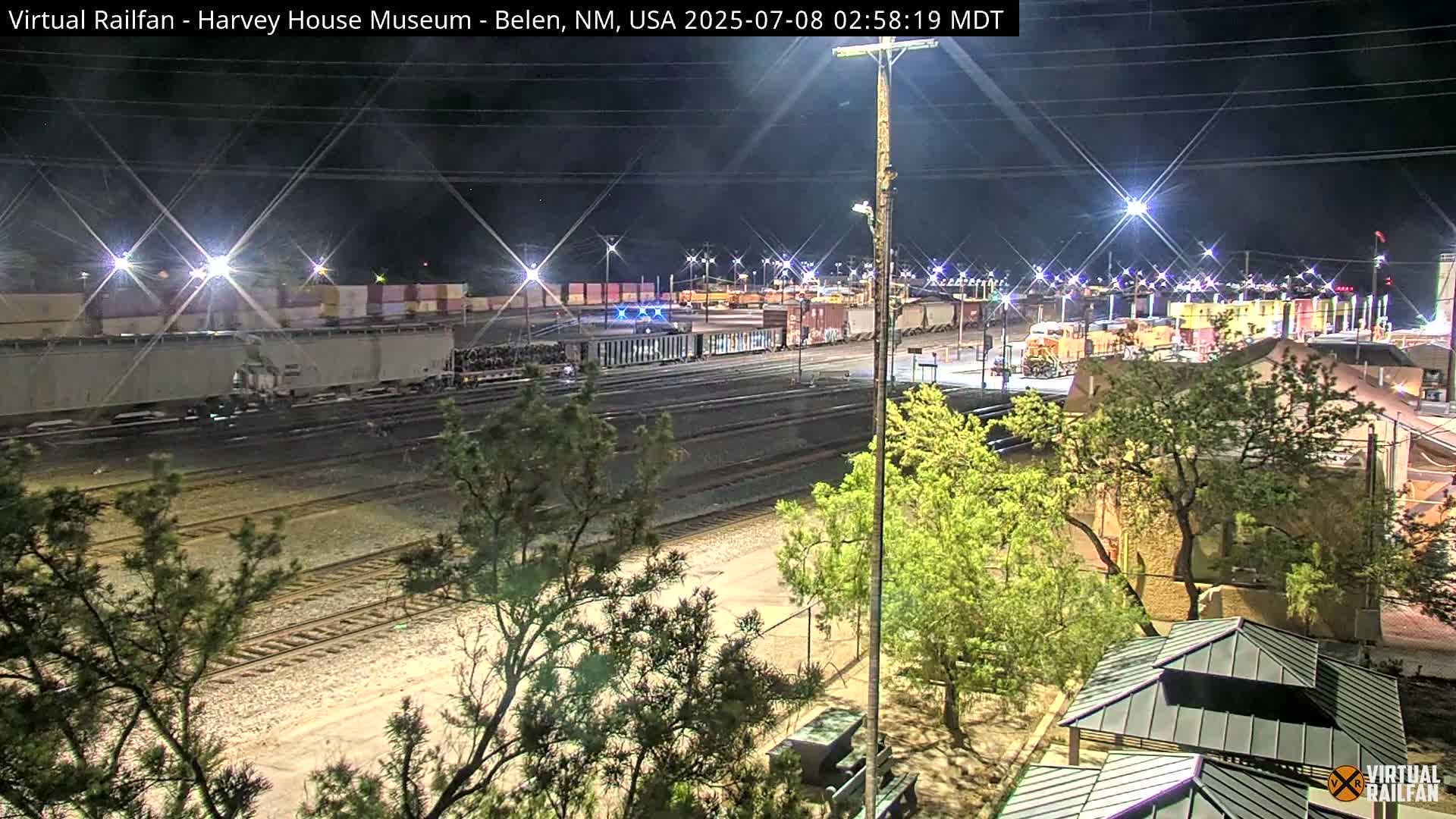Belen Train Depot & Railroad Crossing Live Cam - Belen, Valencia, New Mexico, USA