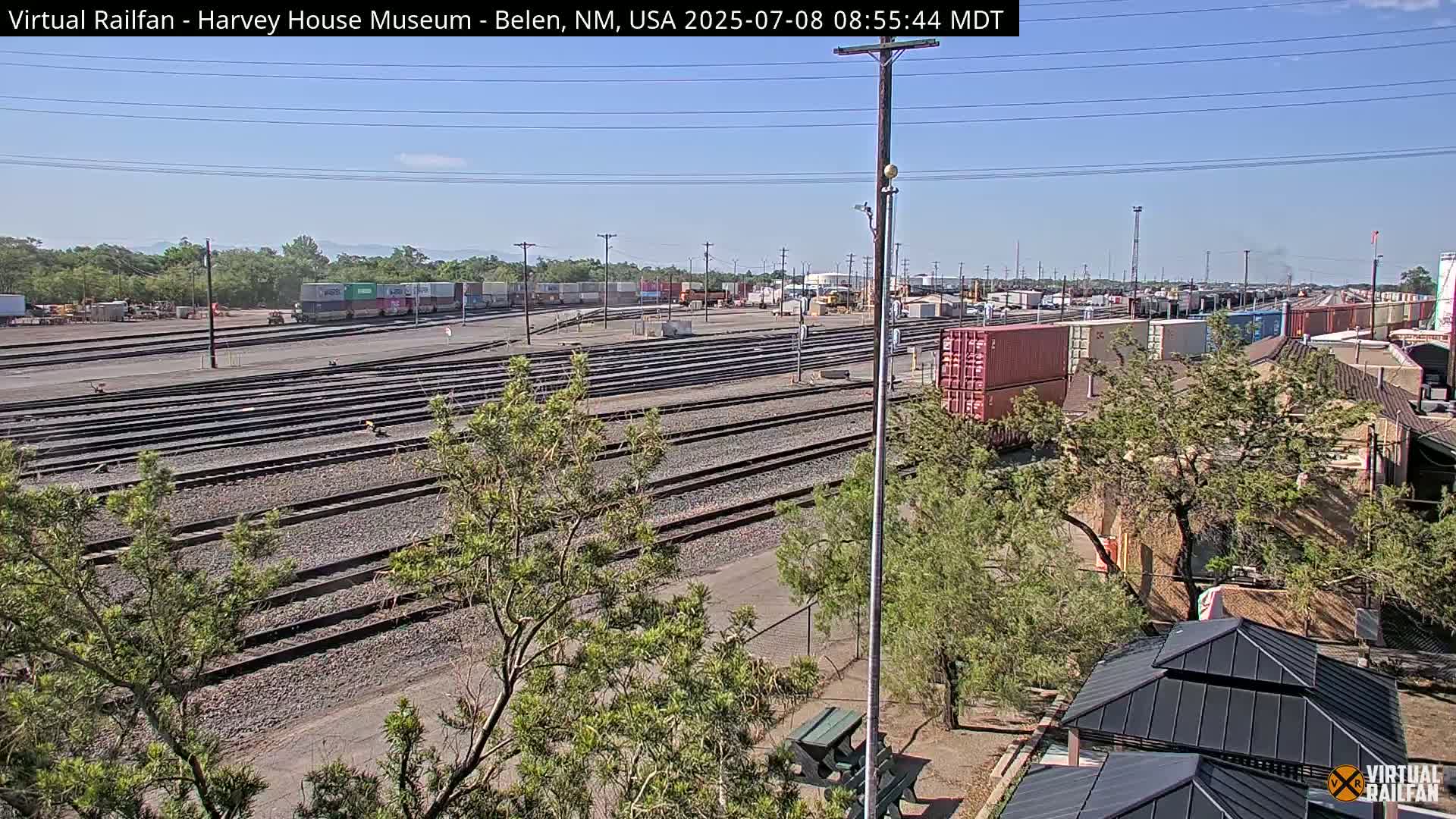 Belen Train Depot & Railroad Crossing Live Cam - Belen, Valencia, New Mexico, USA