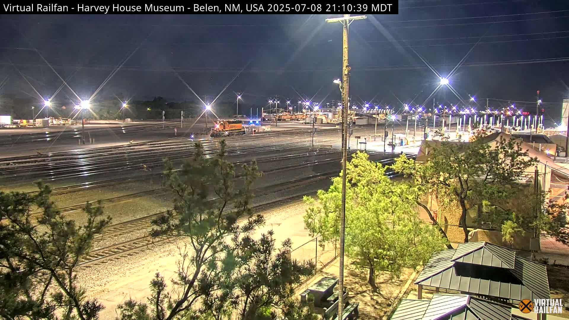 Belen Train Depot & Railroad Crossing Live Cam - Belen, Valencia, New Mexico, USA