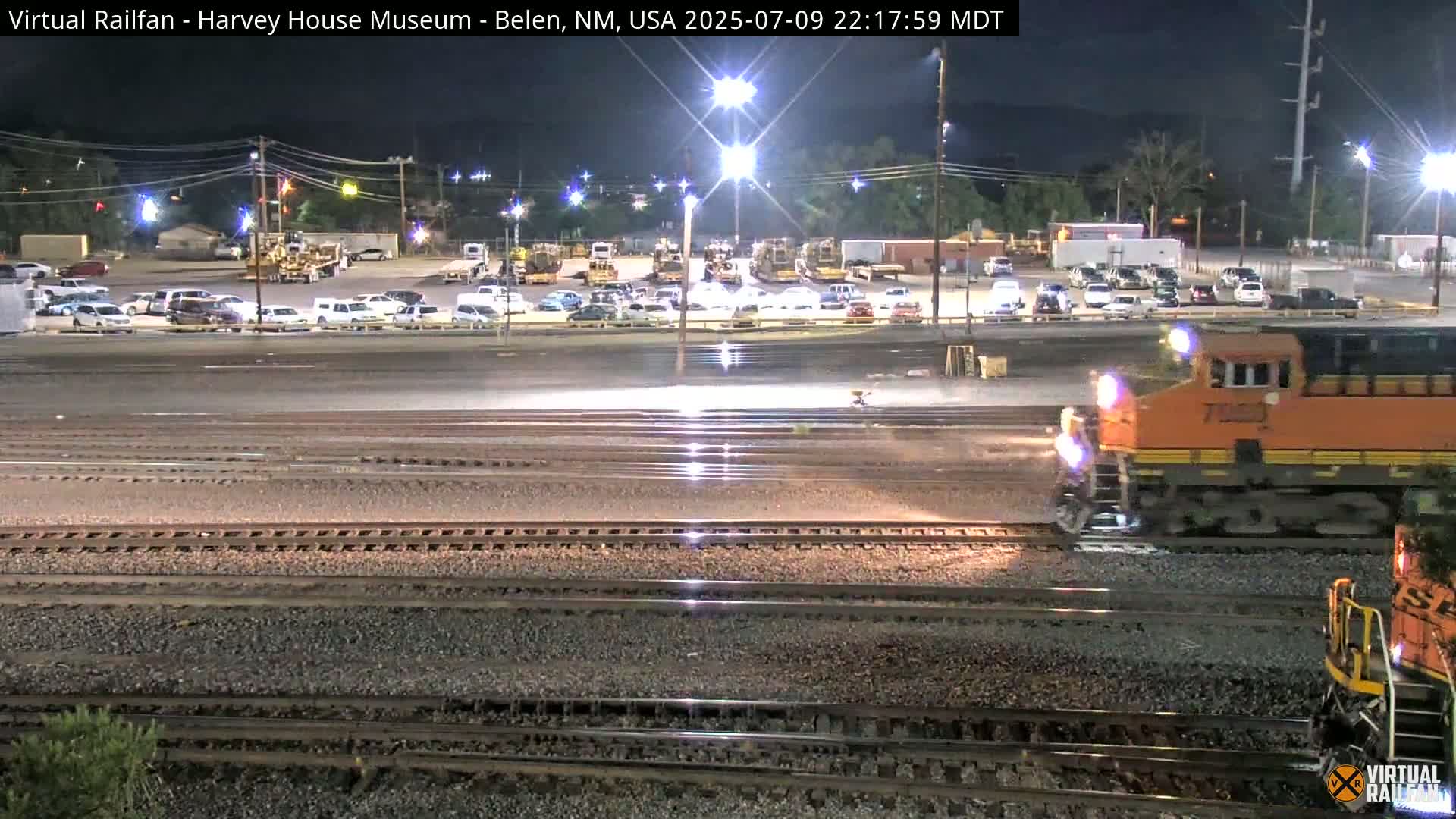 Belen Train Depot & Railroad Crossing Live Cam - Belen, Valencia, New Mexico, USA