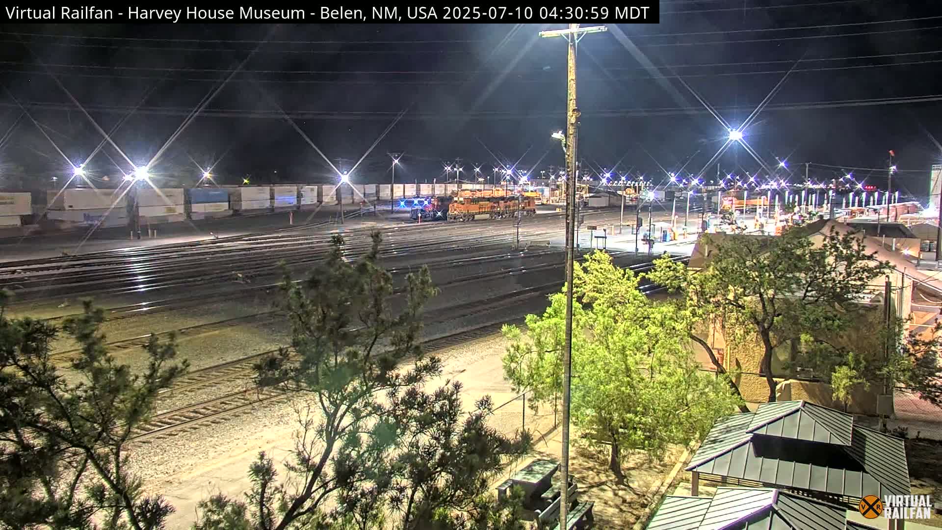 Belen Train Depot & Railroad Crossing Live Cam - Belen, Valencia, New Mexico, USA