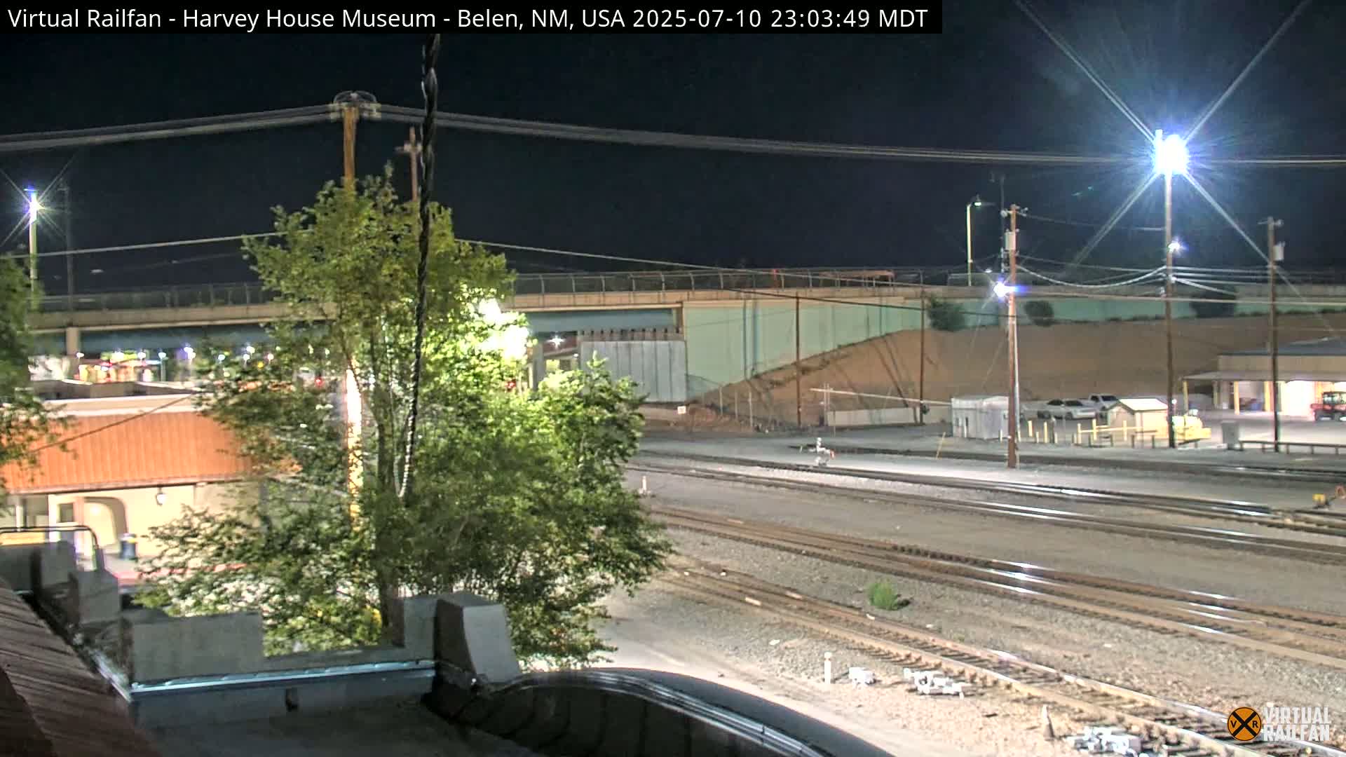 Belen Train Depot & Railroad Crossing Live Cam - Belen, Valencia, New Mexico, USA