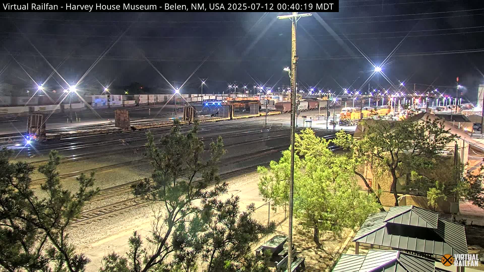 Belen Train Depot & Railroad Crossing Live Cam - Belen, Valencia, New Mexico, USA
