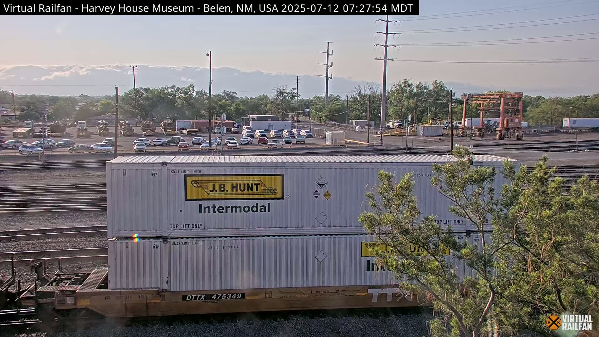 Belen Train Depot & Railroad Crossing Live Cam - Belen, Valencia, New Mexico, USA