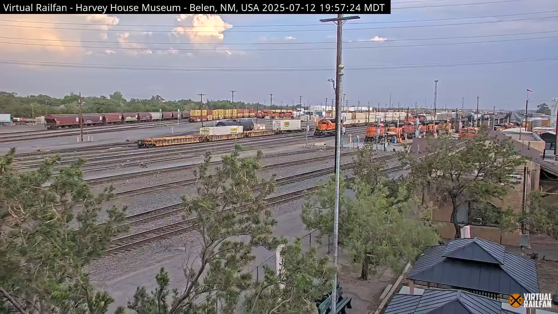 Belen Train Depot & Railroad Crossing Live Cam - Belen, Valencia, New Mexico, USA