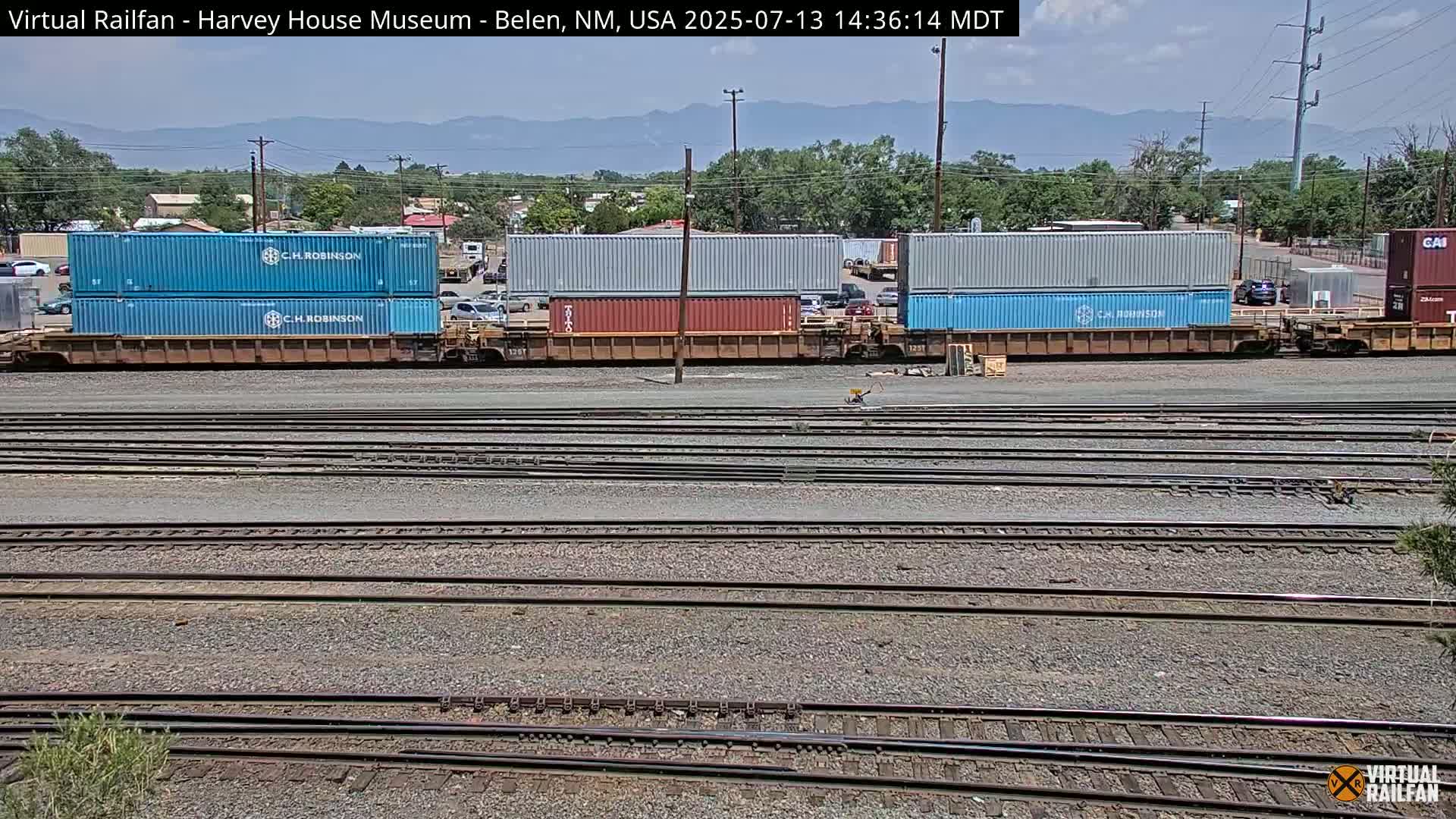 Belen Train Depot & Railroad Crossing Live Cam - Belen, Valencia, New Mexico, USA