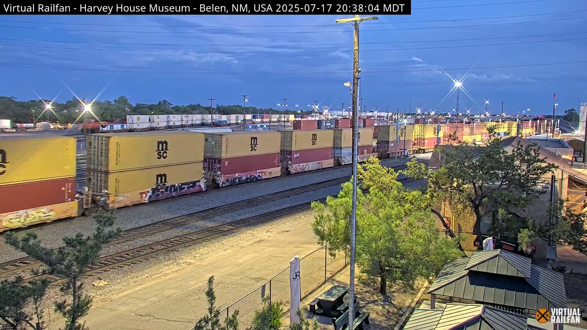 Belen Train Depot & Railroad Crossing Live Cam - Belen, Valencia, New Mexico, USA