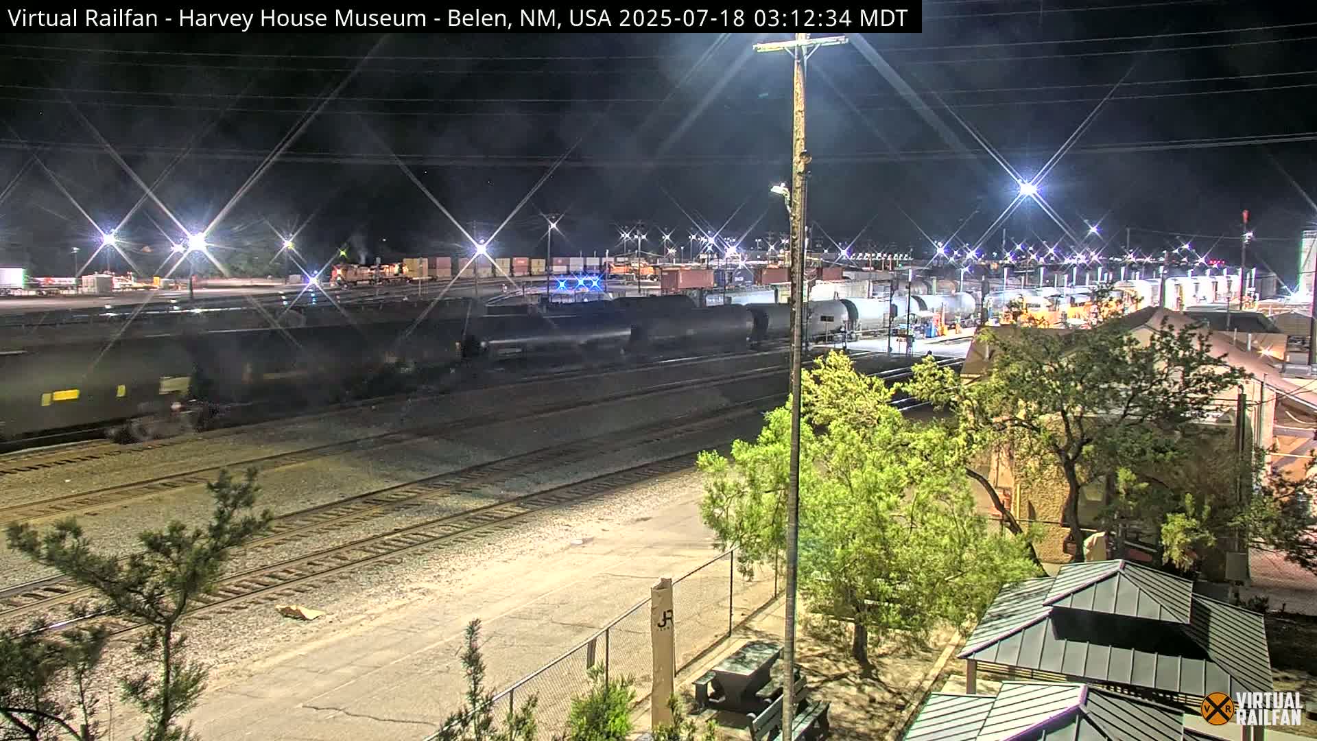 Belen Train Depot & Railroad Crossing Live Cam - Belen, Valencia, New Mexico, USA