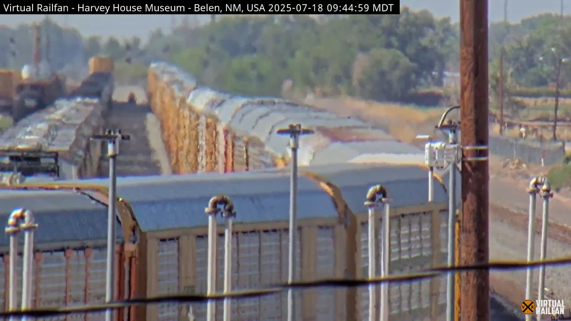 Belen Train Depot & Railroad Crossing Live Cam - Belen, Valencia, New Mexico, USA