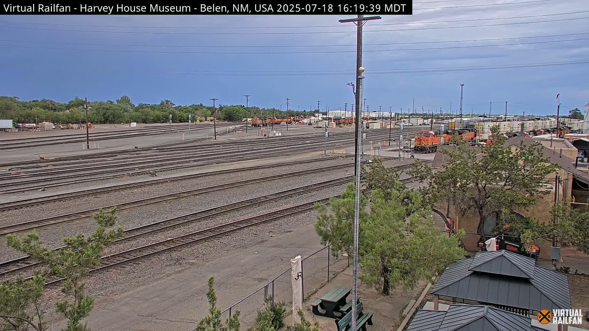 Belen Train Depot & Railroad Crossing Live Cam - Belen, Valencia, New Mexico, USA