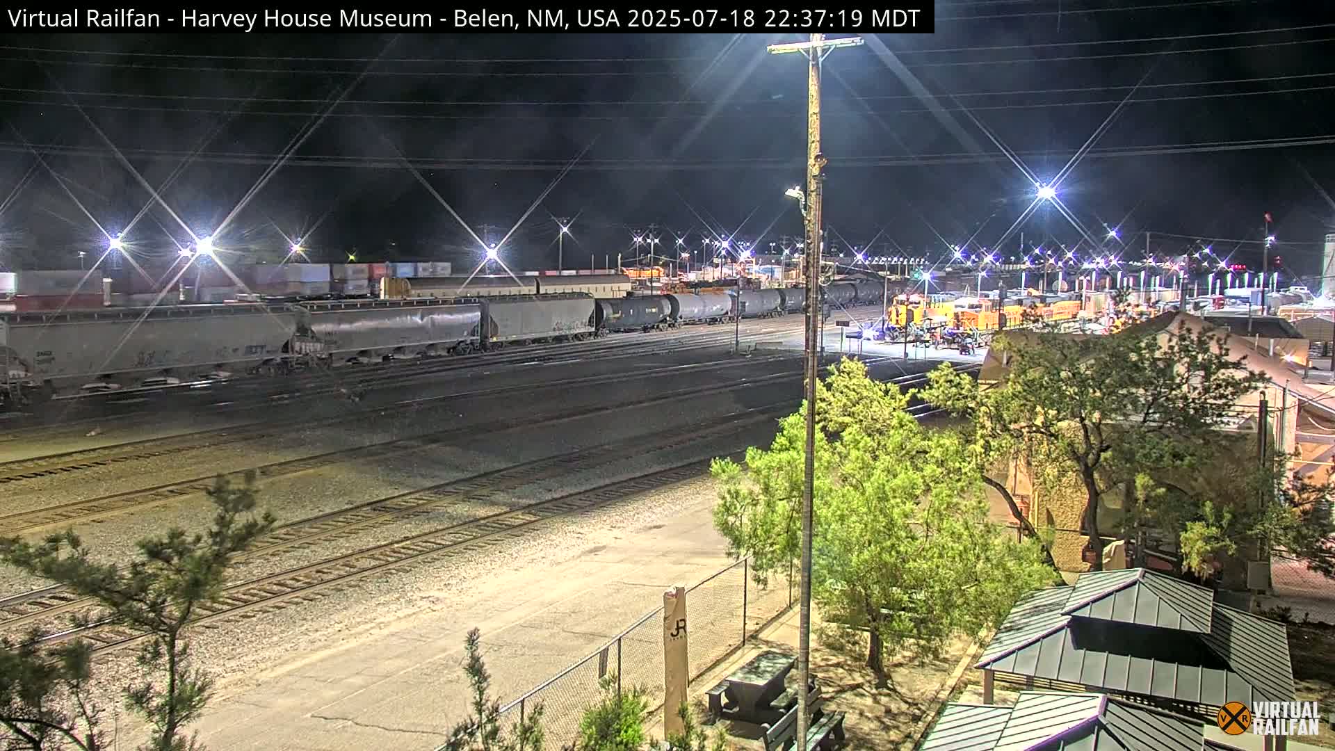 Belen Train Depot & Railroad Crossing Live Cam - Belen, Valencia, New Mexico, USA