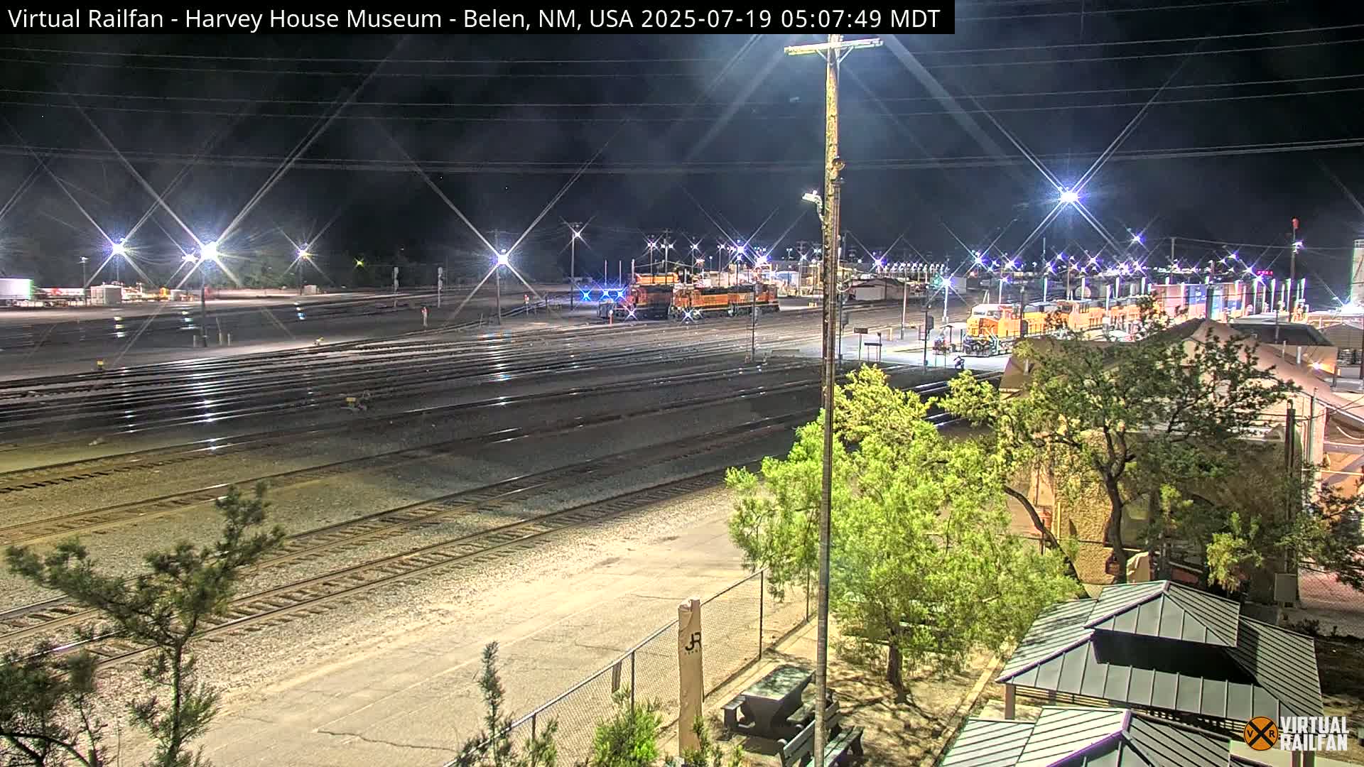 Belen Train Depot & Railroad Crossing Live Cam - Belen, Valencia, New Mexico, USA