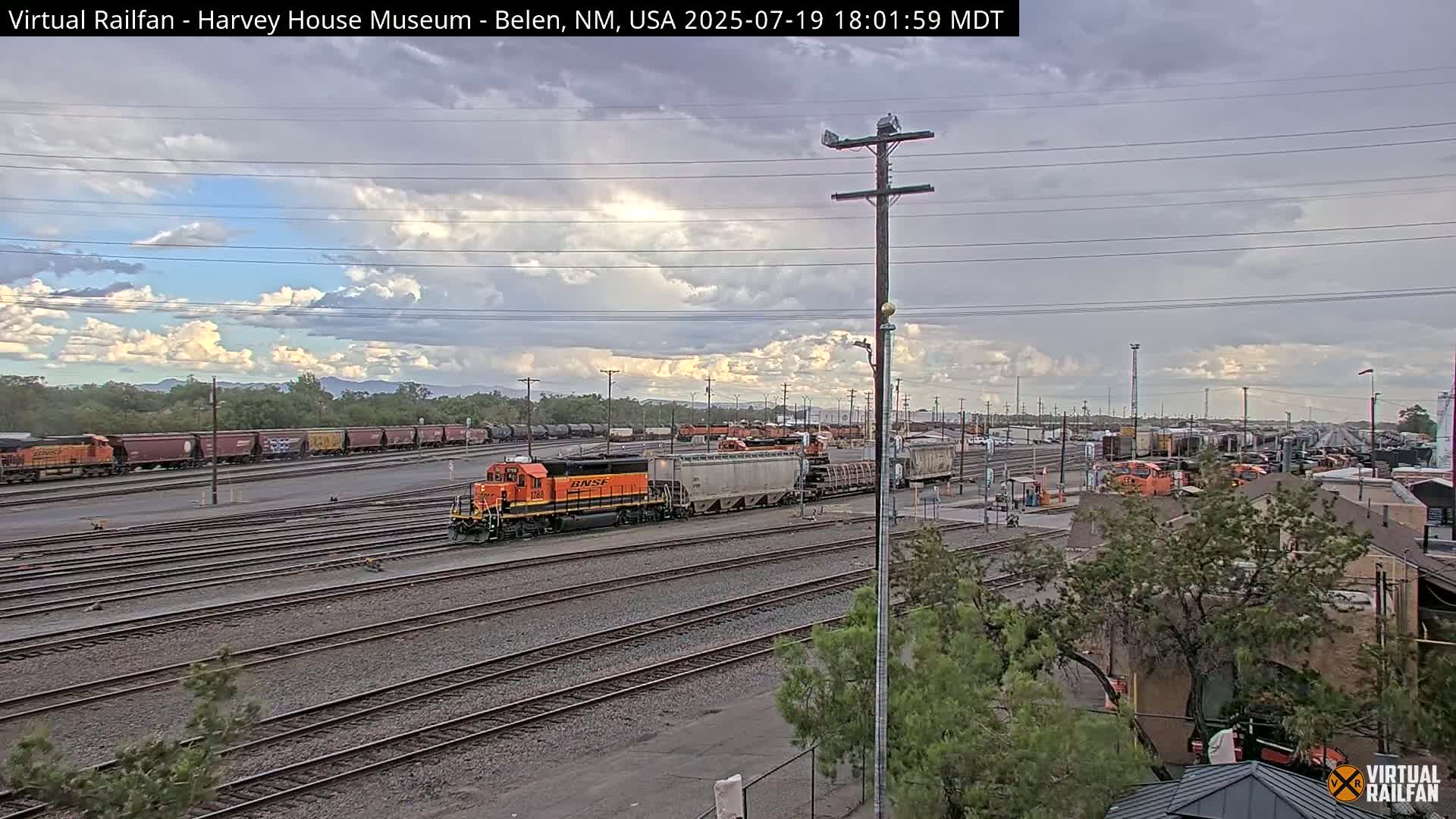 Belen Train Depot & Railroad Crossing Live Cam - Belen, Valencia, New Mexico, USA