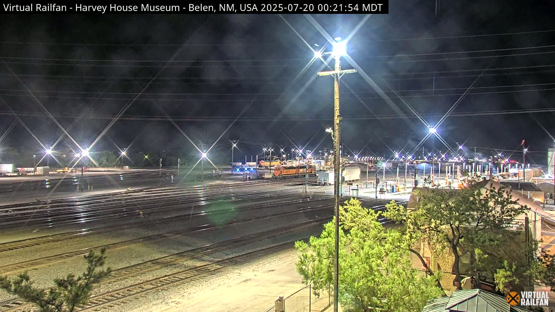 Belen Train Depot & Railroad Crossing Live Cam - Belen, Valencia, New Mexico, USA