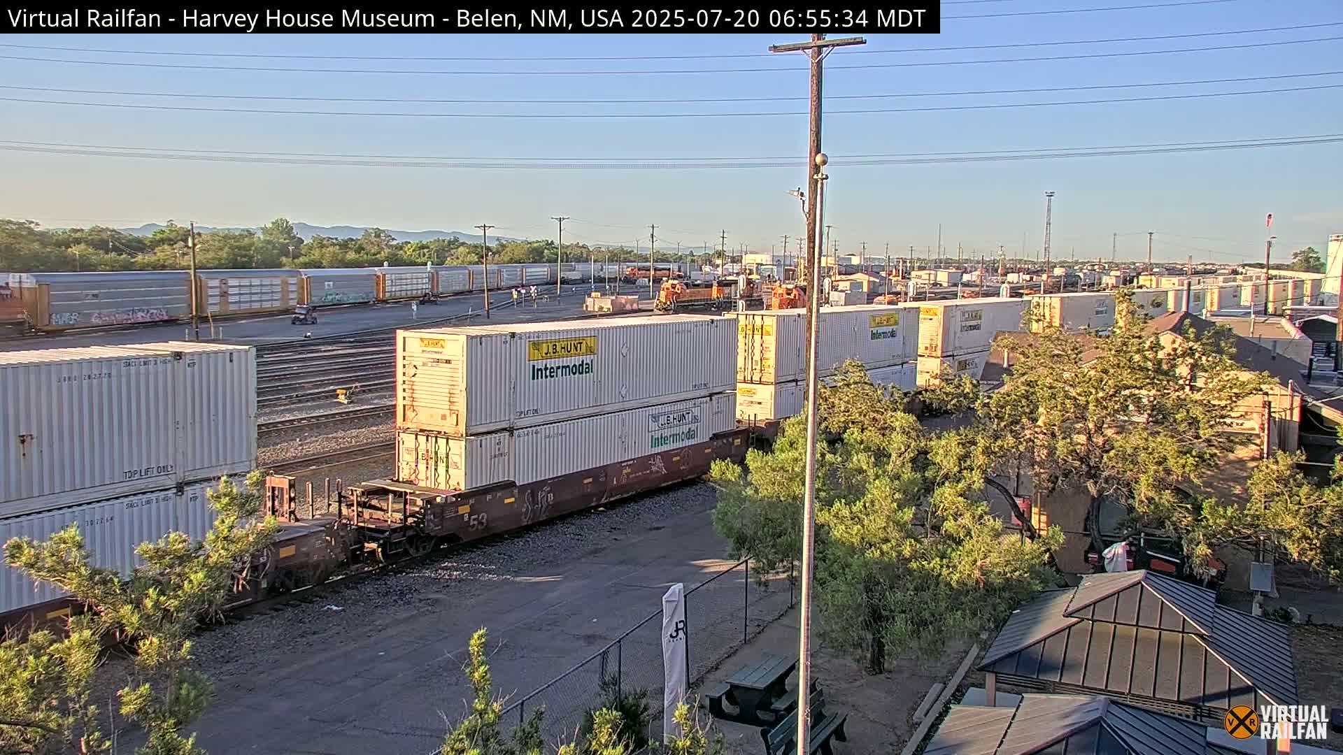 Belen Train Depot & Railroad Crossing Live Cam - Belen, Valencia, New Mexico, USA