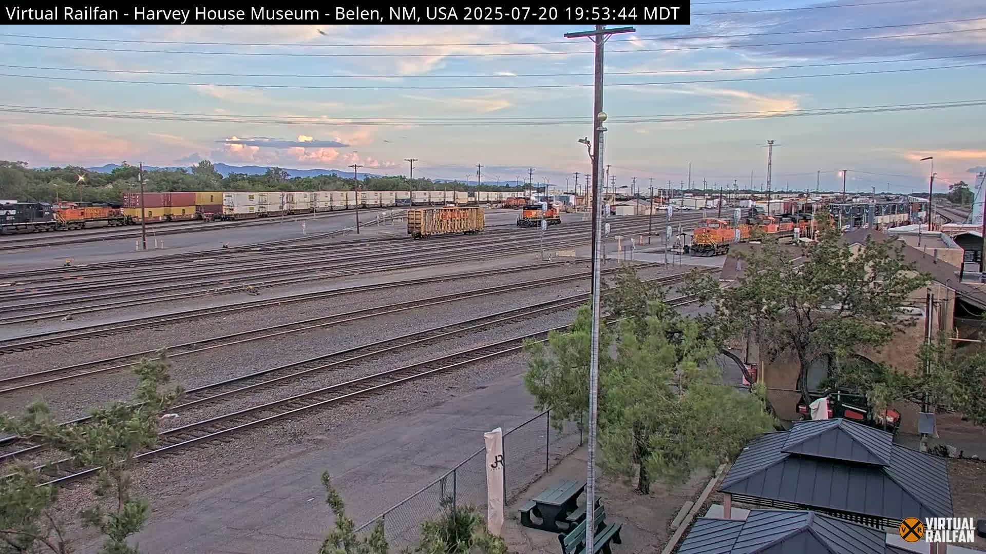 Belen Train Depot & Railroad Crossing Live Cam - Belen, Valencia, New Mexico, USA