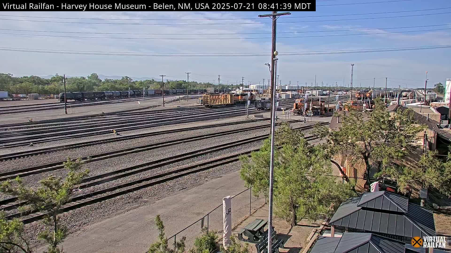 Belen Train Depot & Railroad Crossing Live Cam - Belen, Valencia, New Mexico, USA