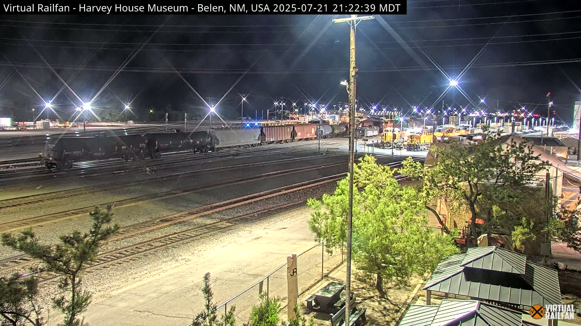 Belen Train Depot & Railroad Crossing Live Cam - Belen, Valencia, New Mexico, USA