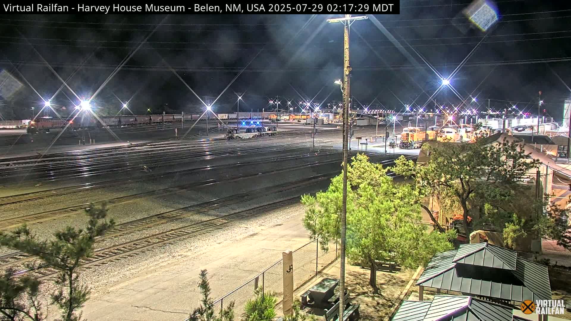 Belen Train Depot & Railroad Crossing Live Cam - Belen, Valencia, New Mexico, USA