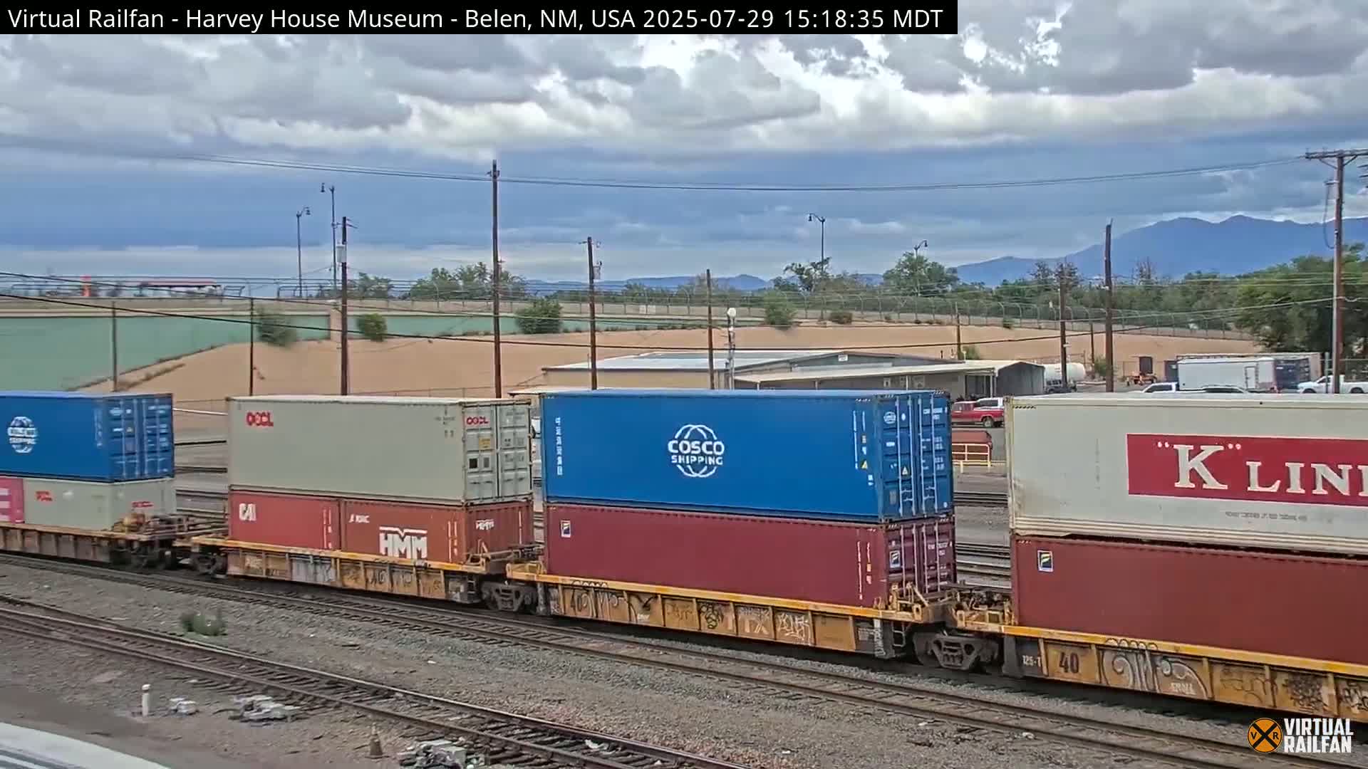 Belen Train Depot & Railroad Crossing Live Cam - Belen, Valencia, New Mexico, USA