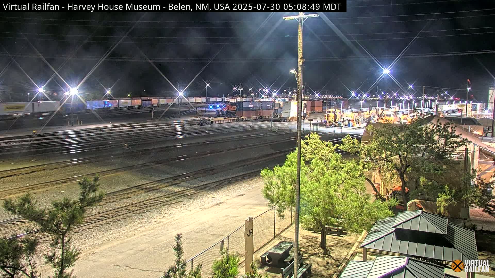 Belen Train Depot & Railroad Crossing Live Cam - Belen, Valencia, New Mexico, USA