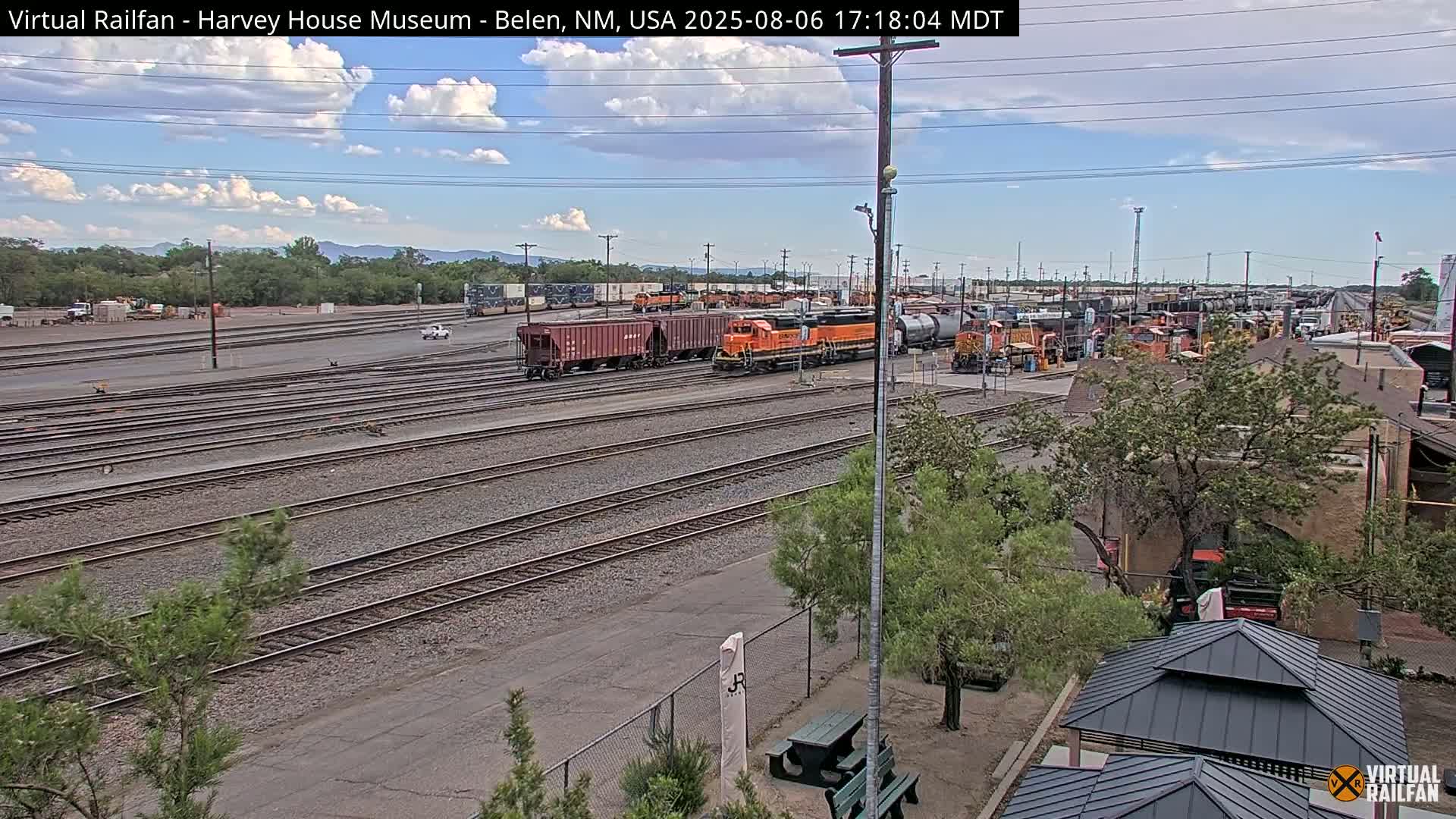 Belen Train Depot & Railroad Crossing Live Cam - Belen, Valencia, New Mexico, USA