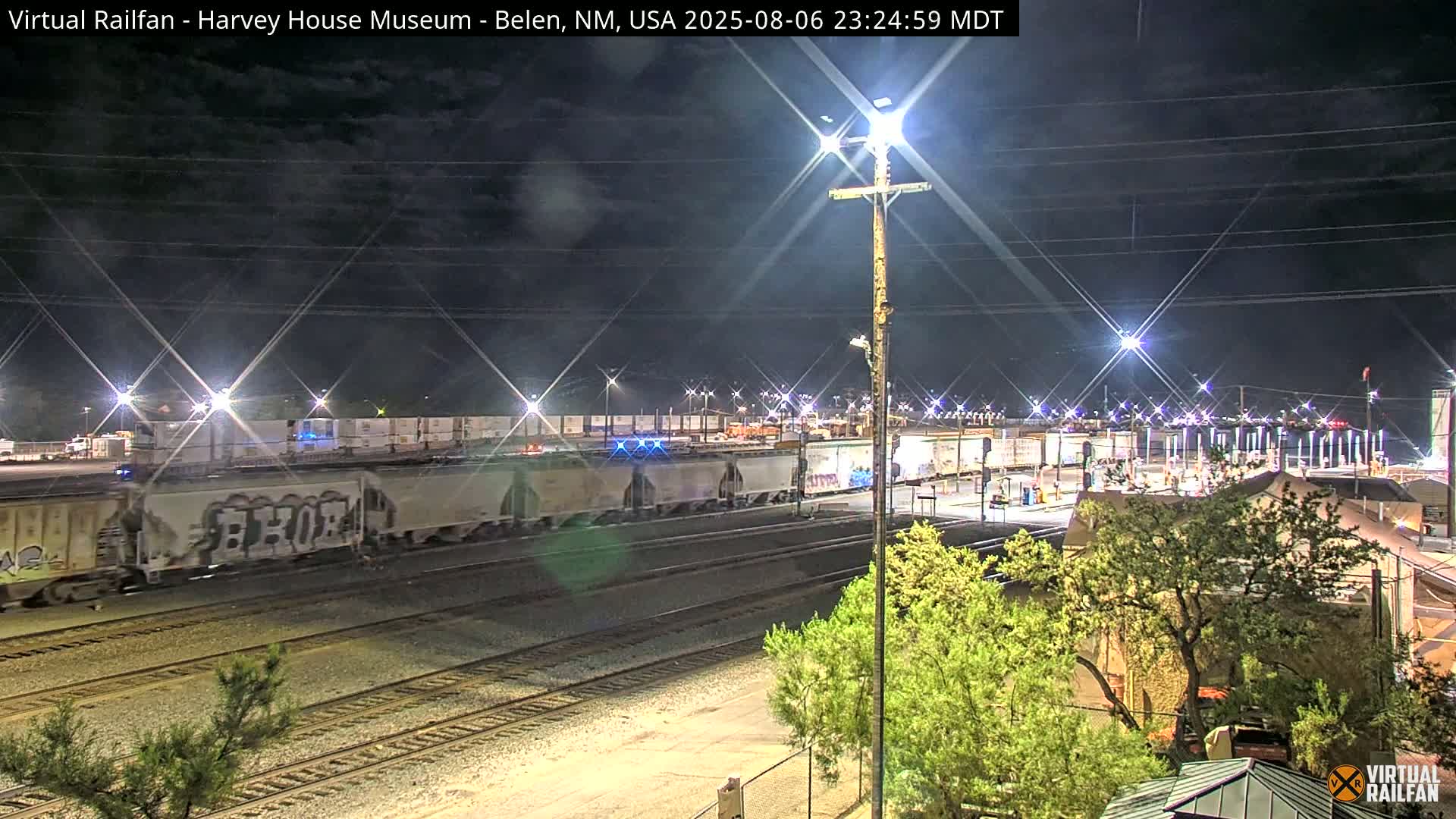 Belen Train Depot & Railroad Crossing Live Cam - Belen, Valencia, New Mexico, USA