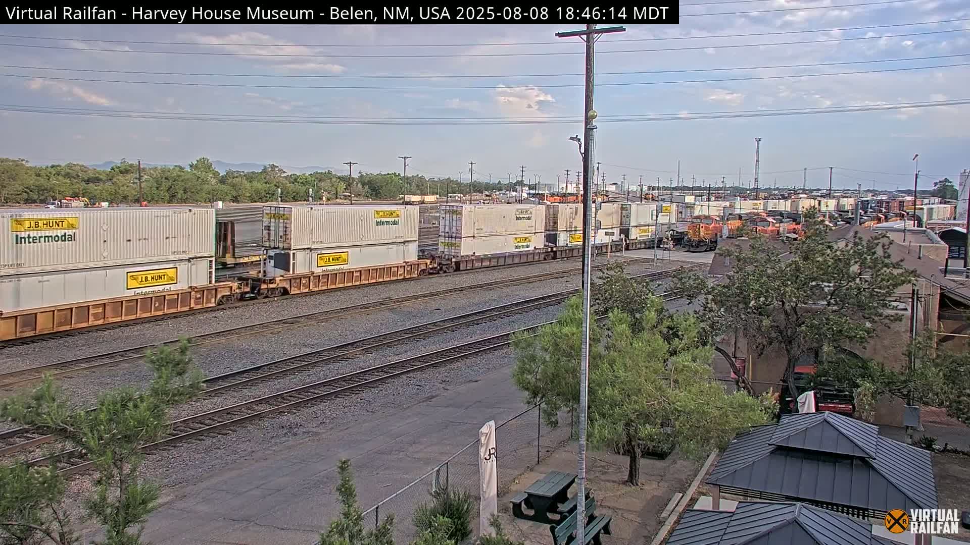 Belen Train Depot & Railroad Crossing Live Cam - Belen, Valencia, New Mexico, USA