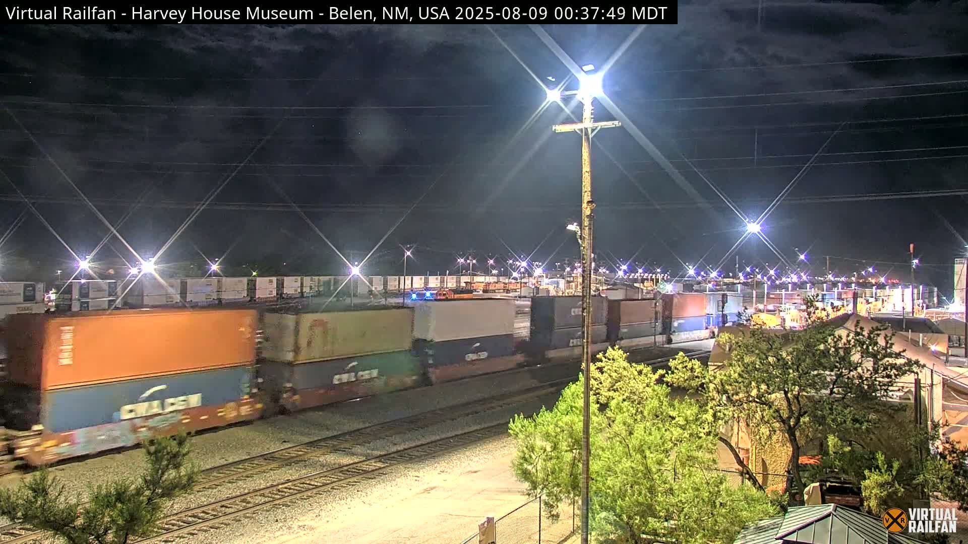 Belen Train Depot & Railroad Crossing Live Cam - Belen, Valencia, New Mexico, USA