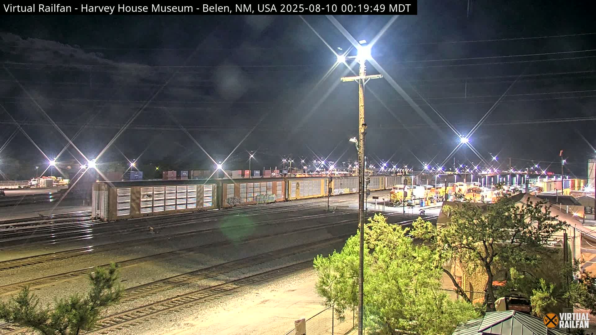 Belen Train Depot & Railroad Crossing Live Cam - Belen, Valencia, New Mexico, USA