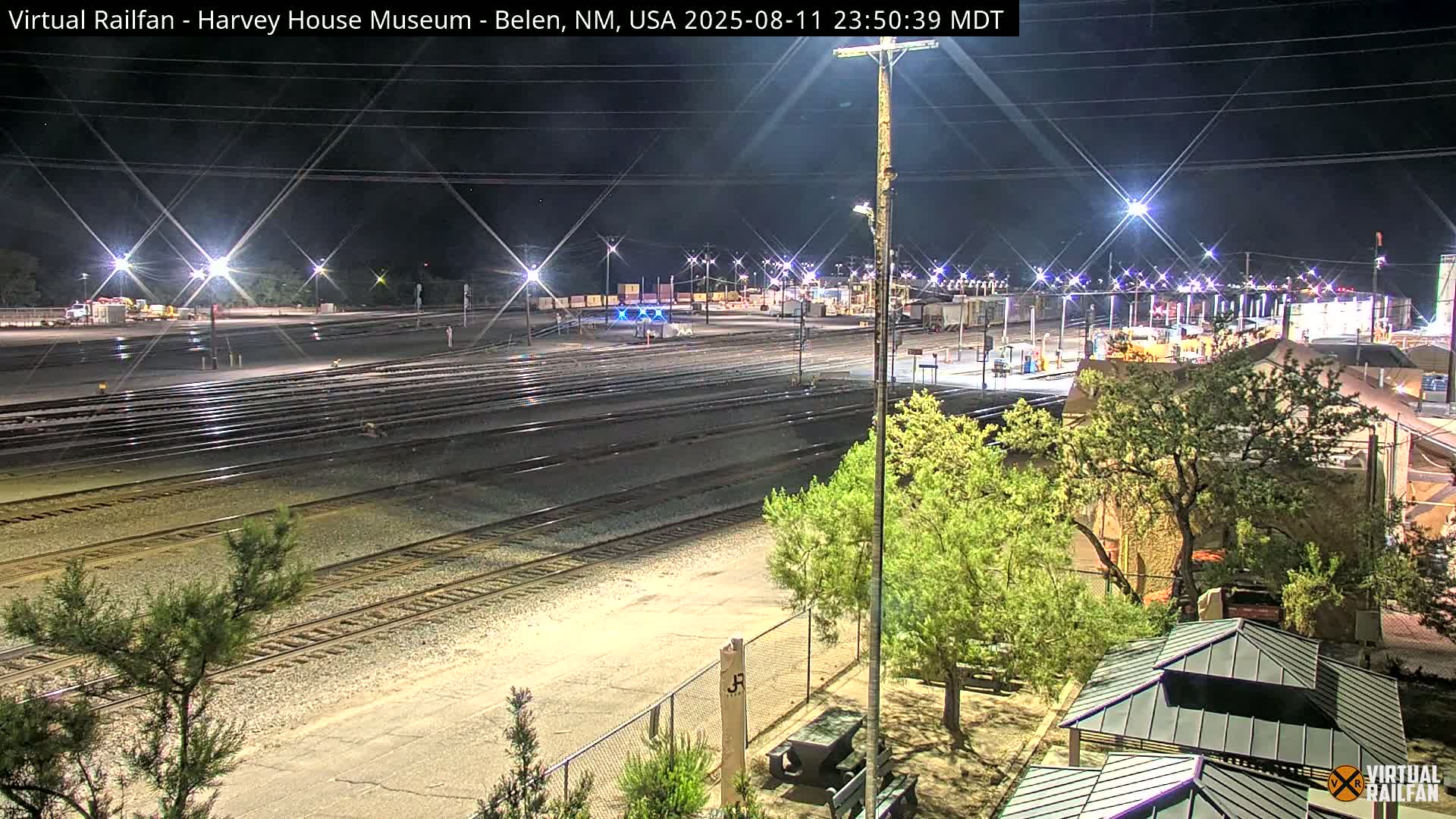 Belen Train Depot & Railroad Crossing Live Cam - Belen, Valencia, New Mexico, USA