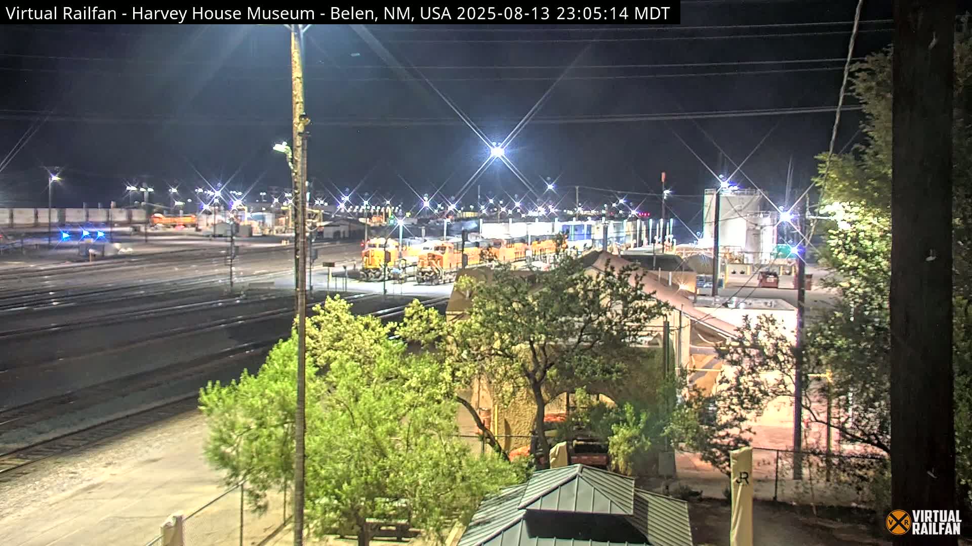 Belen Train Depot & Railroad Crossing Live Cam - Belen, Valencia, New Mexico, USA