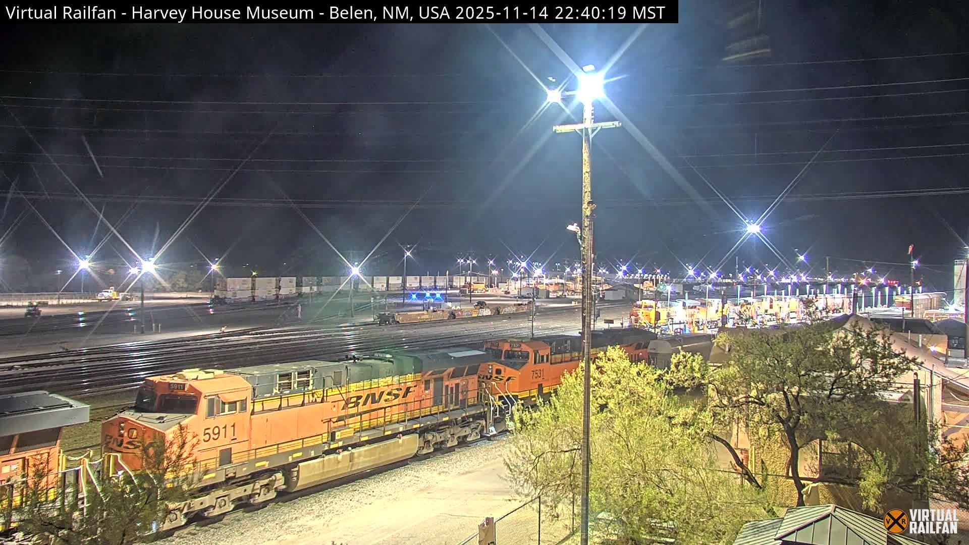 Belen Train Depot & Railroad Crossing Live Cam - Belen, Valencia, New Mexico, USA