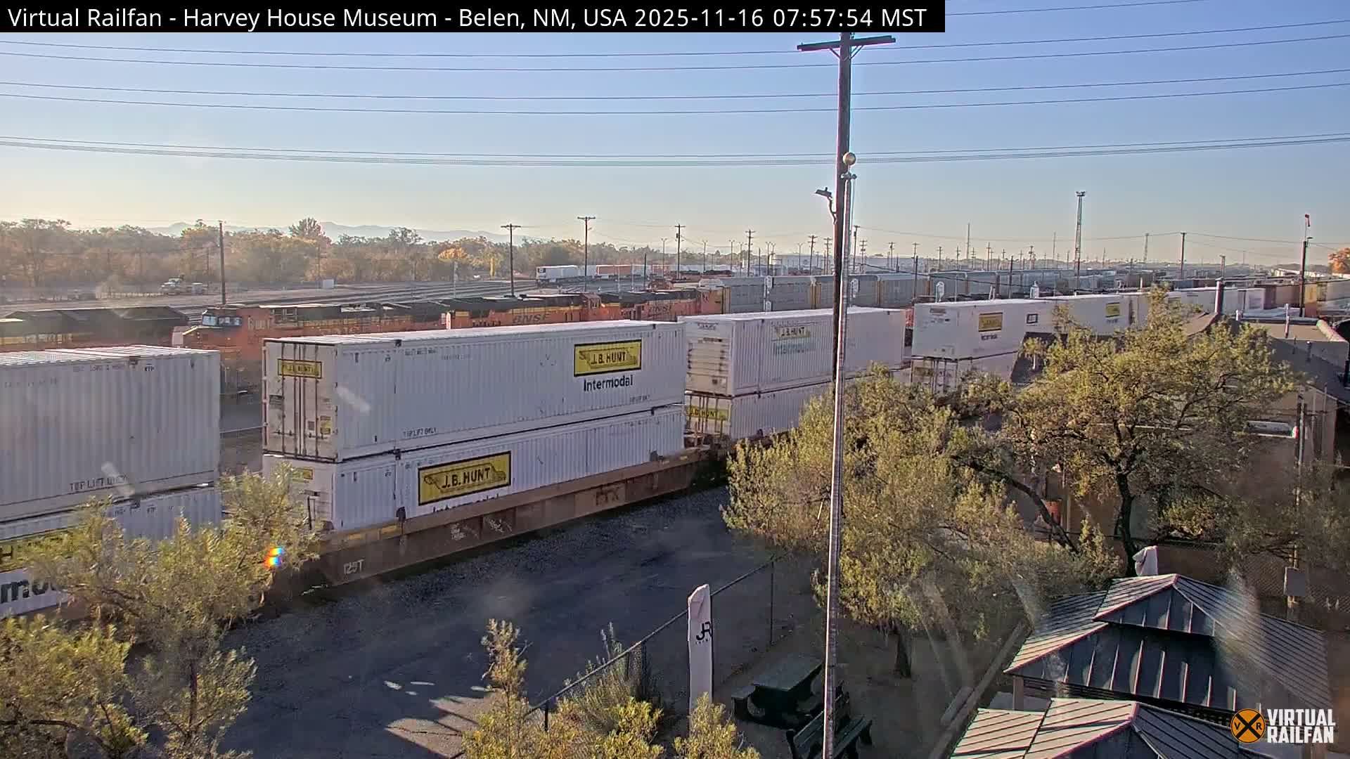 Belen Train Depot & Railroad Crossing Live Cam - Belen, Valencia, New Mexico, USA