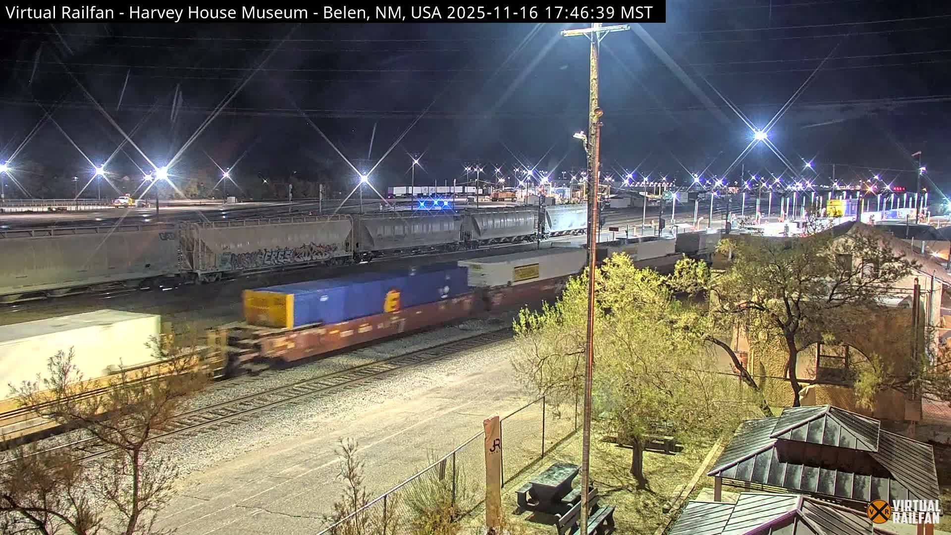 Belen Train Depot & Railroad Crossing Live Cam - Belen, Valencia, New Mexico, USA