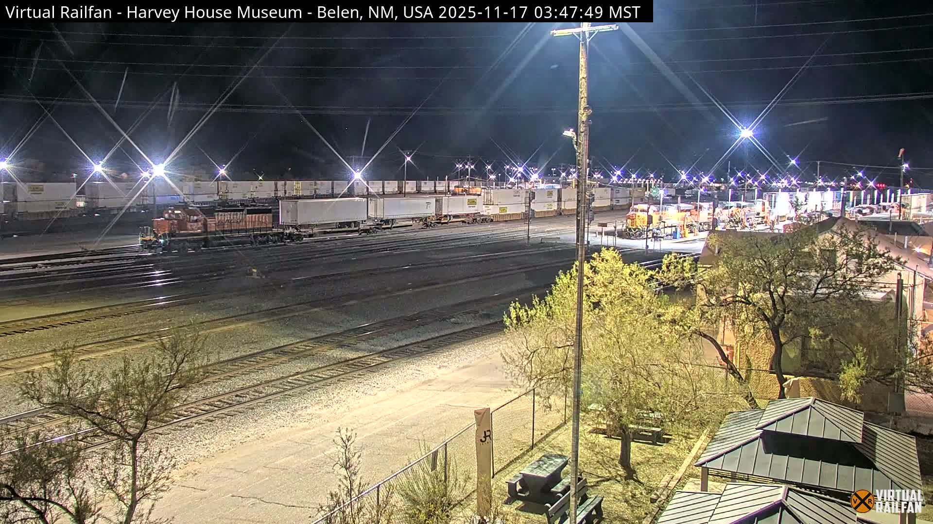 Belen Train Depot & Railroad Crossing Live Cam - Belen, Valencia, New Mexico, USA