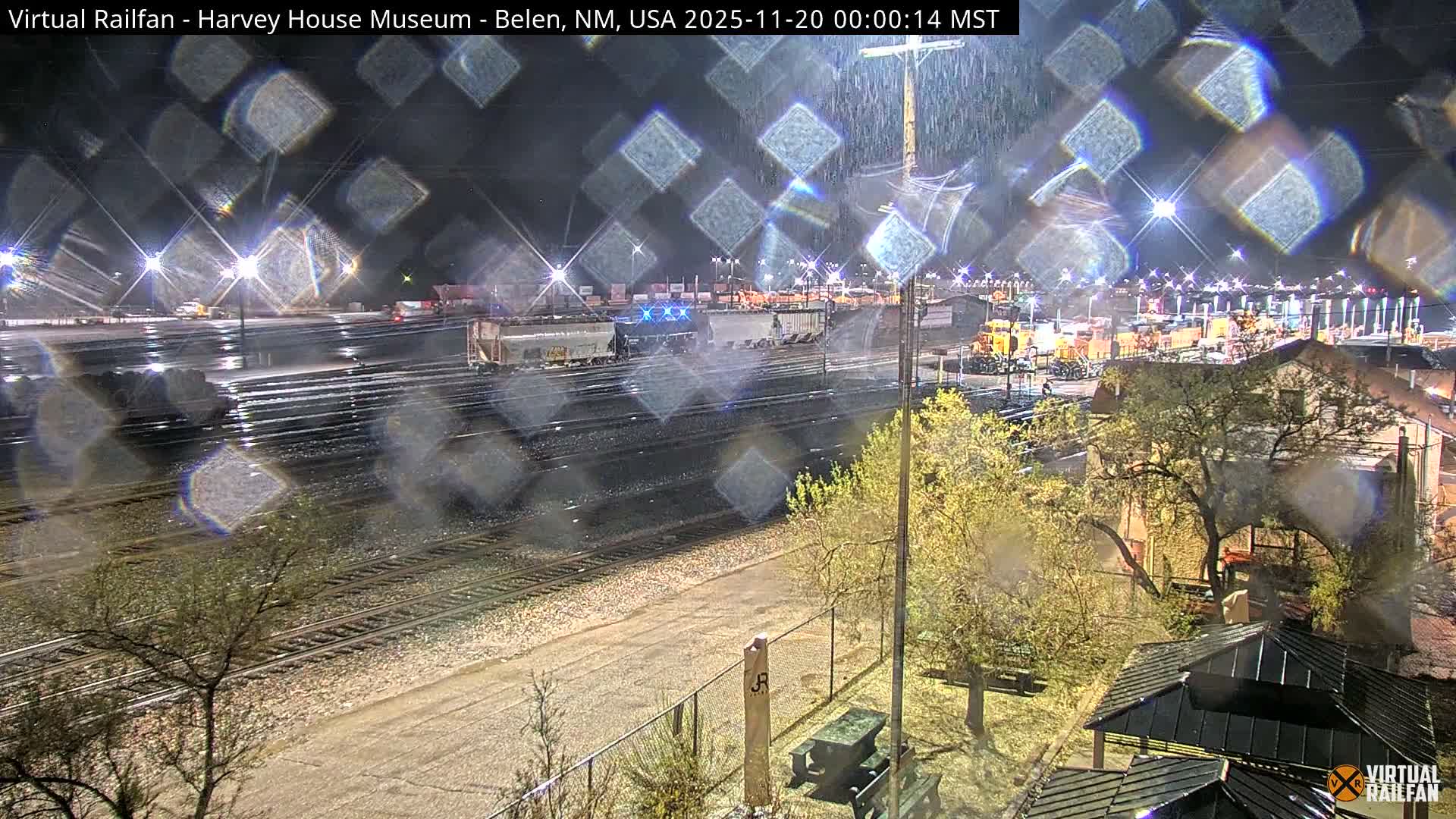 Belen Train Depot & Railroad Crossing Live Cam - Belen, Valencia, New Mexico, USA