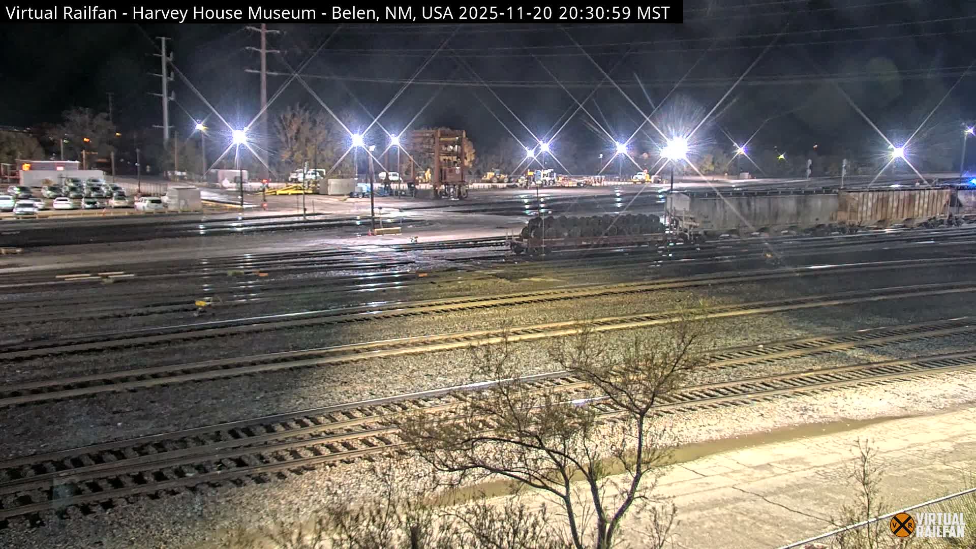 Belen Train Depot & Railroad Crossing Live Cam - Belen, Valencia, New Mexico, USA
