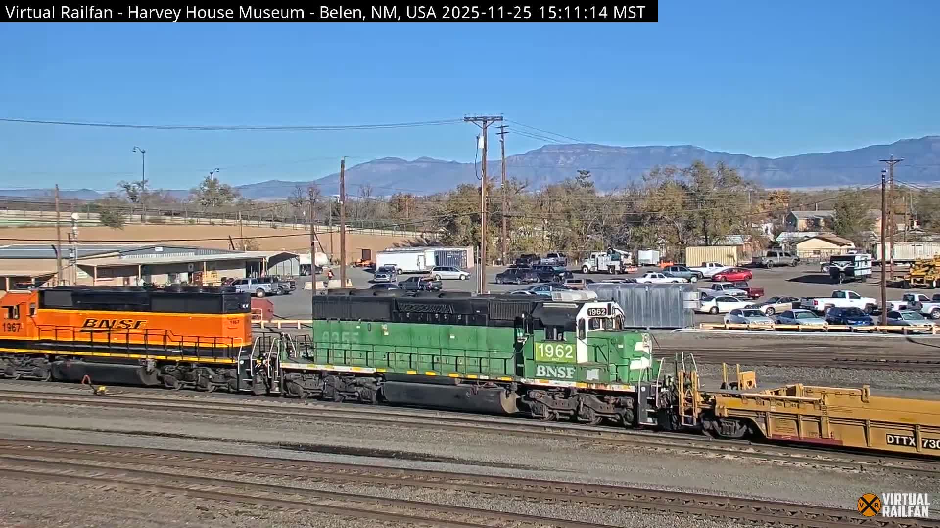 Belen Train Depot & Railroad Crossing Live Cam - Belen, Valencia, New Mexico, USA