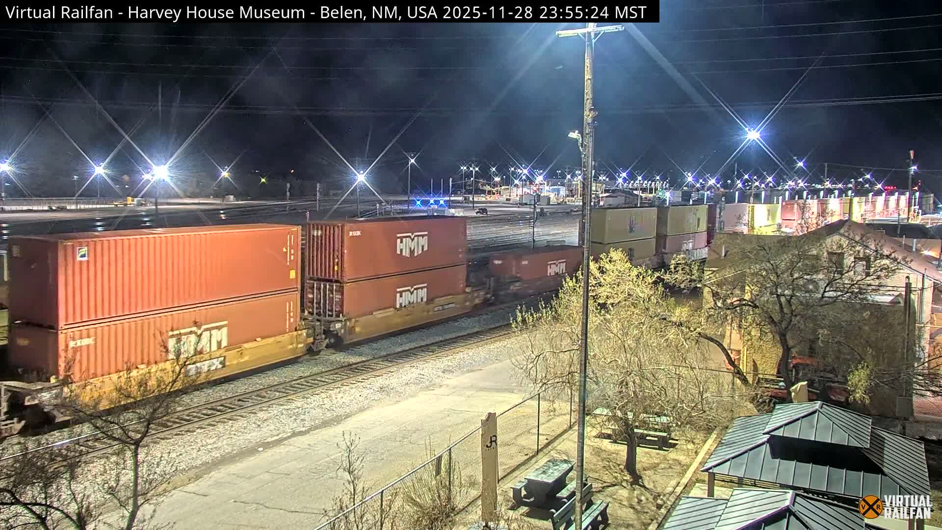 Belen Train Depot & Railroad Crossing Live Cam - Belen, Valencia, New Mexico, USA
