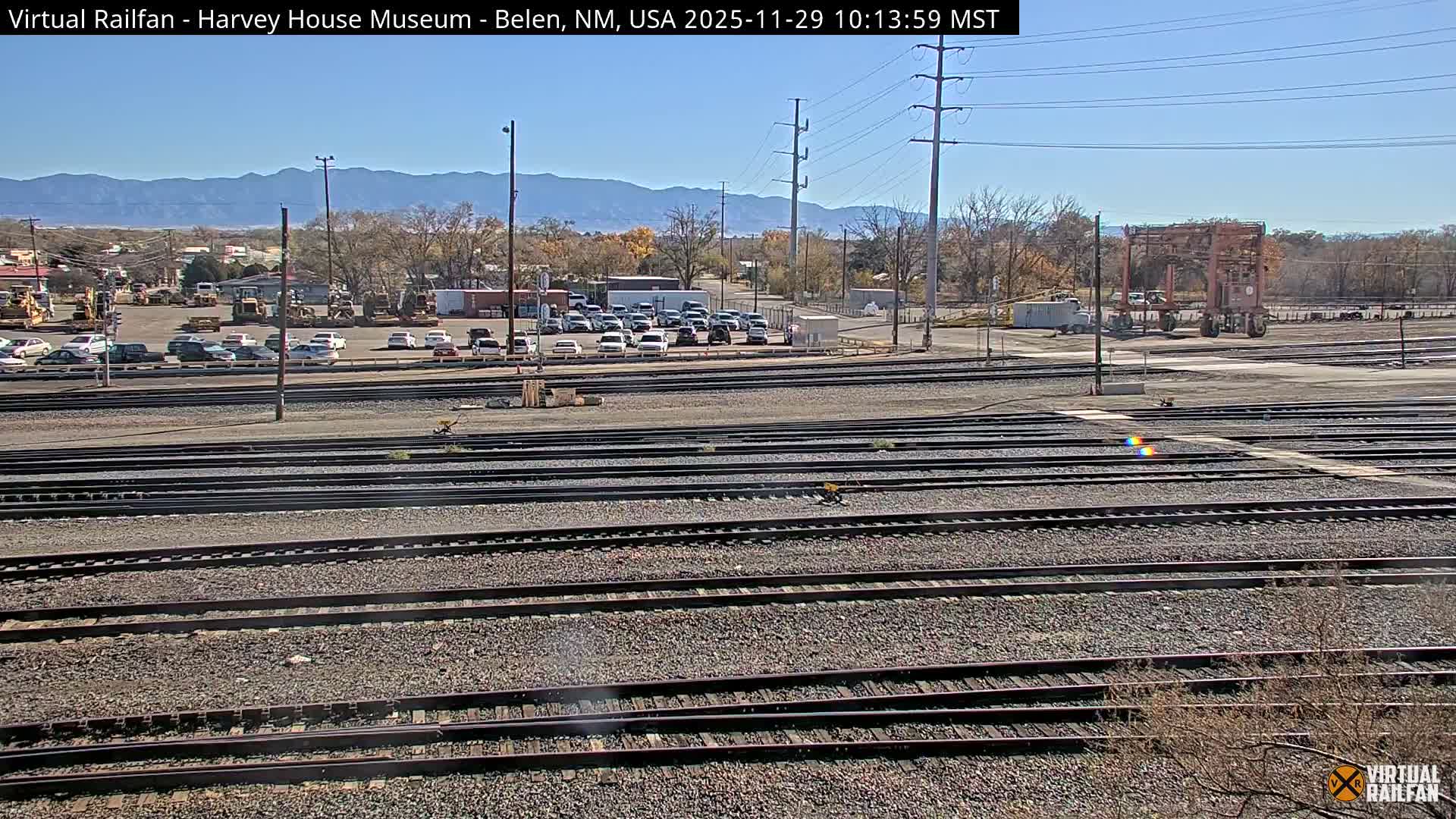 Belen Train Depot & Railroad Crossing Live Cam - Belen, Valencia, New Mexico, USA