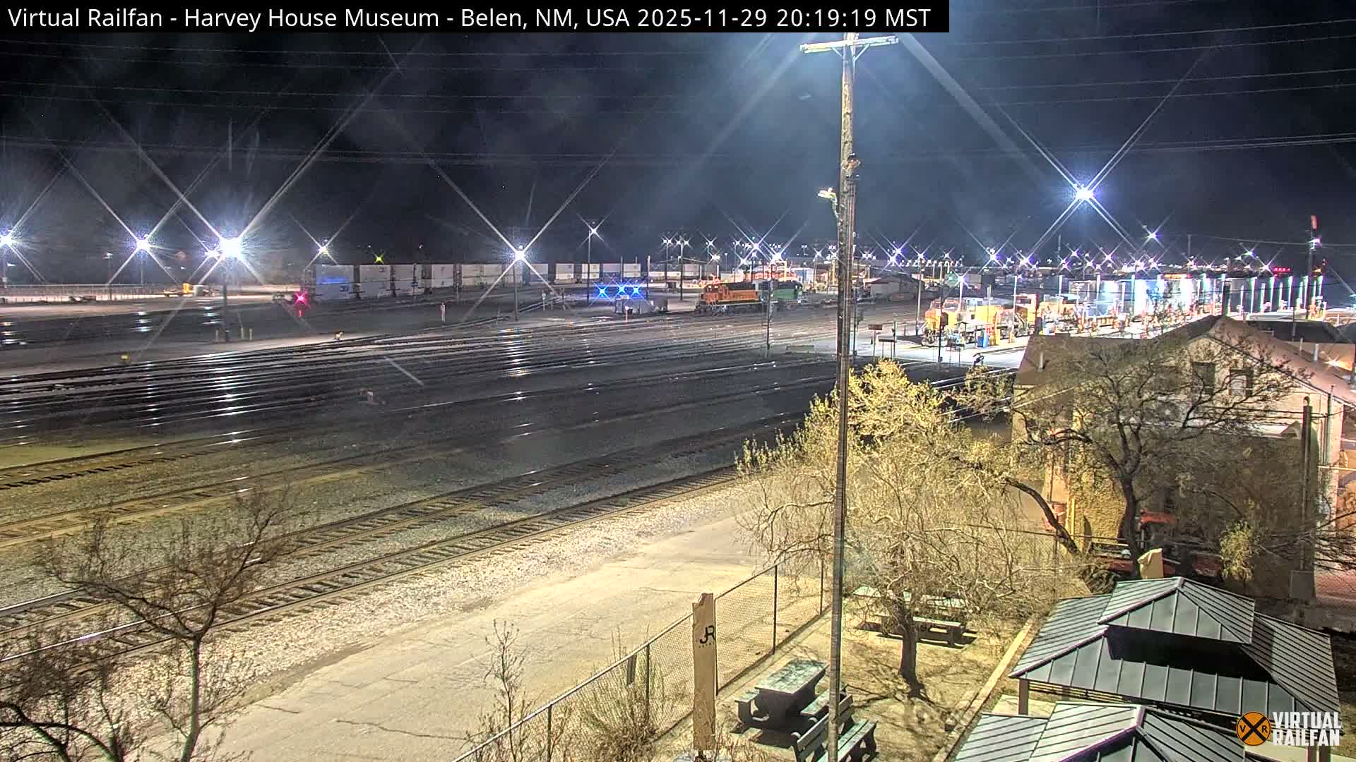 Belen Train Depot & Railroad Crossing Live Cam - Belen, Valencia, New Mexico, USA
