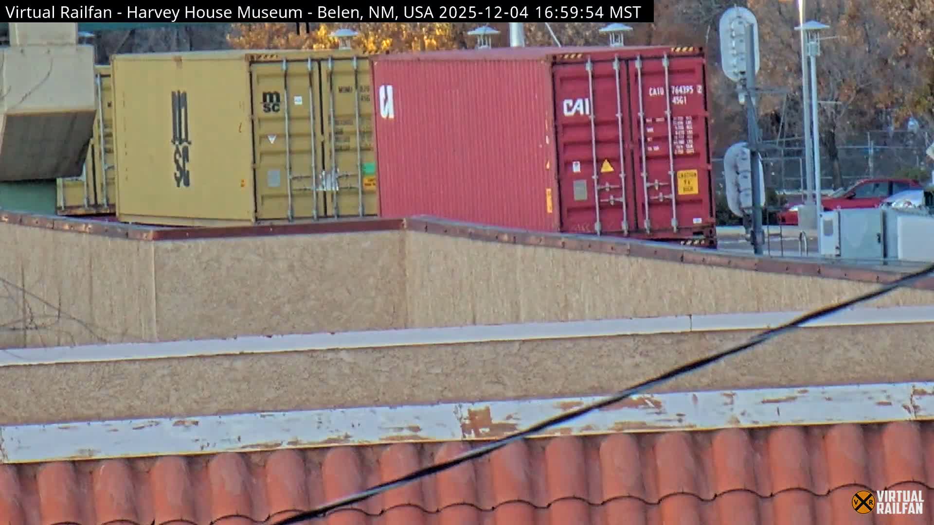 Belen Train Depot & Railroad Crossing Live Cam - Belen, Valencia, New Mexico, USA